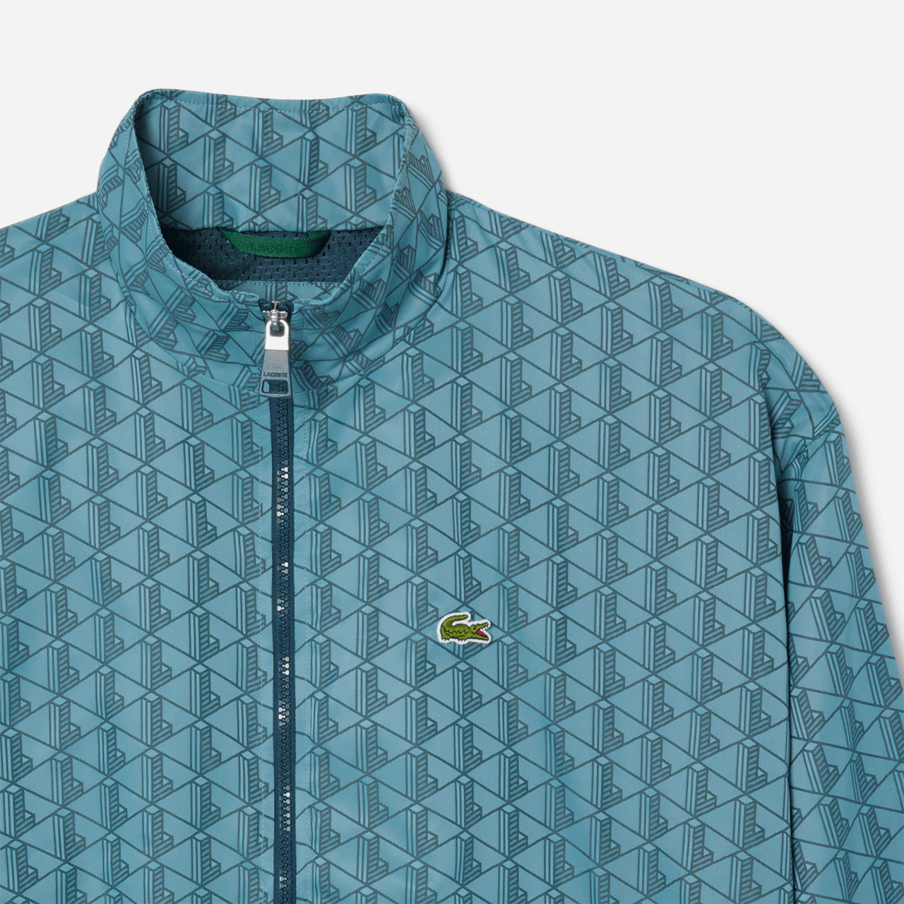 Lacoste Chaqueta Con Monograma - Azul
