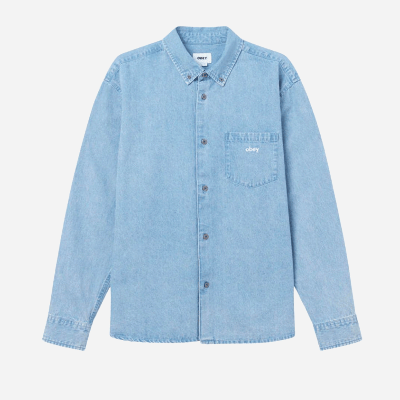 Obey Logan Denim Woven - Light Indigo