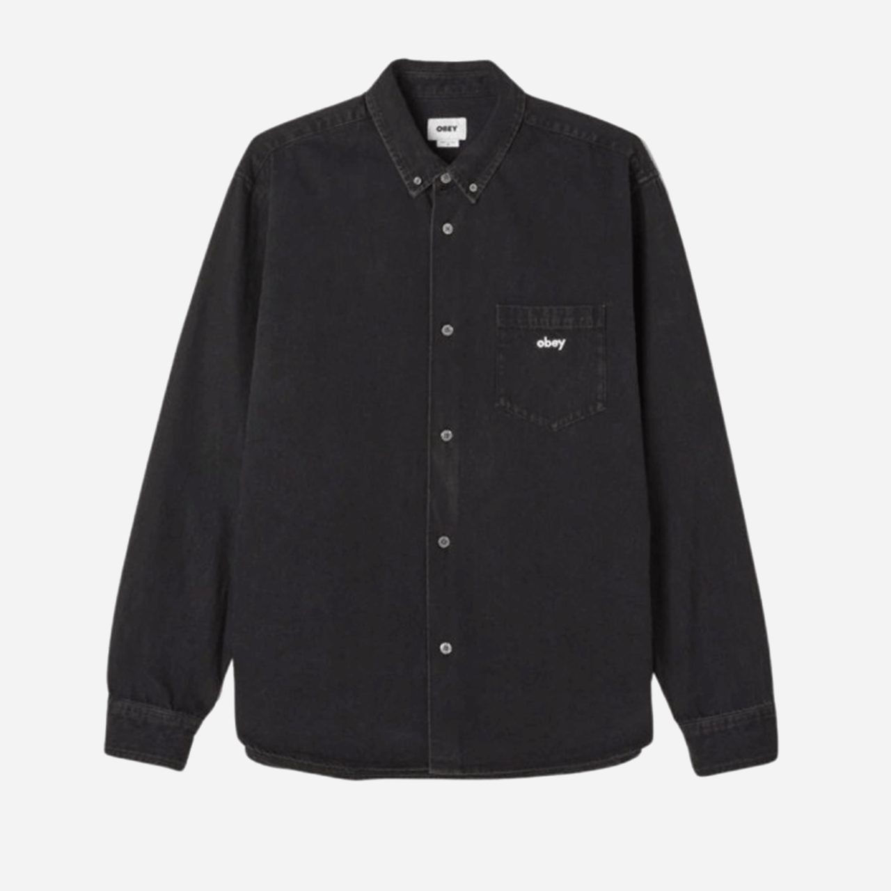 Obey Logan Denim Woven - Faded Black