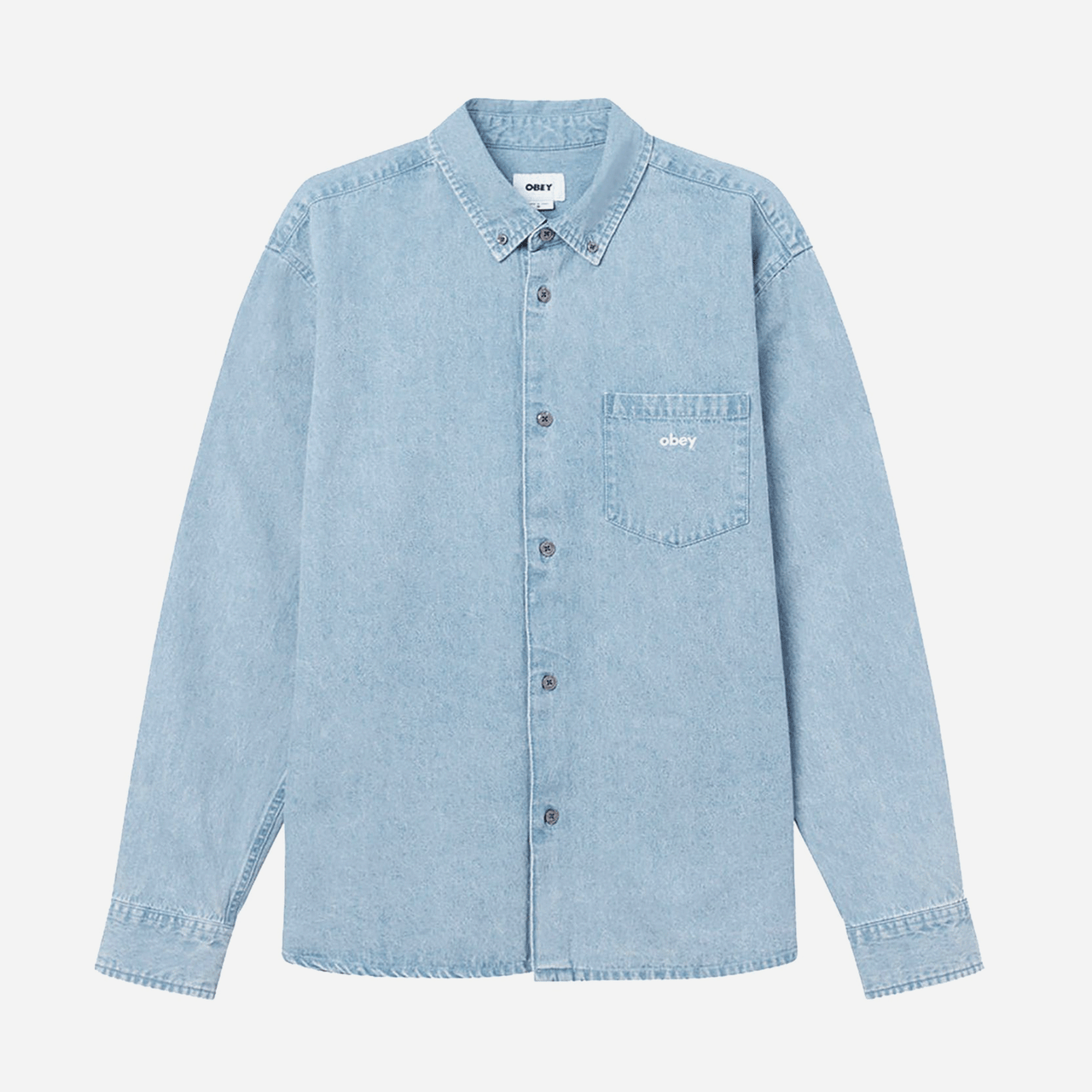 Obey Bigwig Dean Denim Woven - Light Indigo