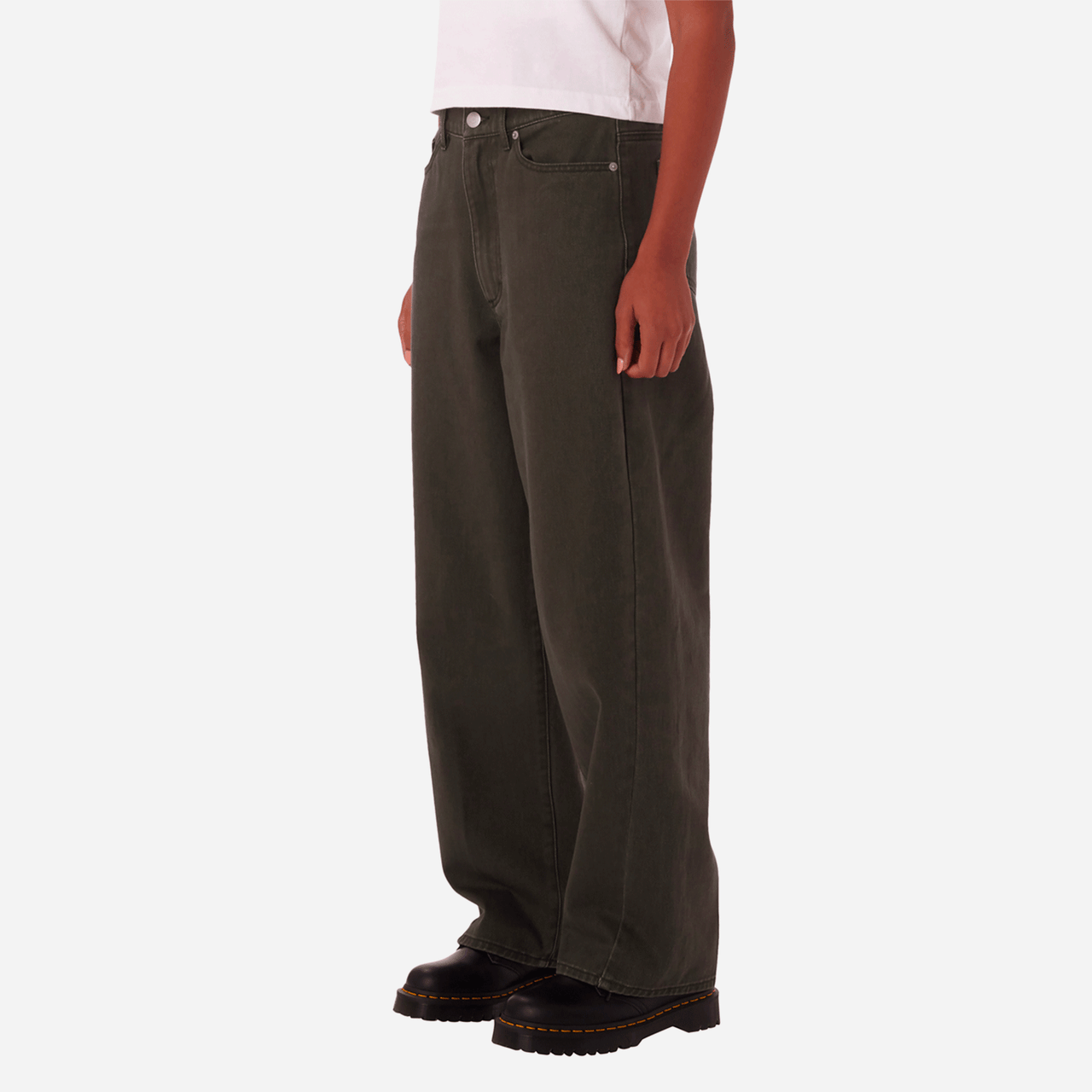 Obey Leah Baggy 5 Pocket Pant - Duffle Bag Faded Wash