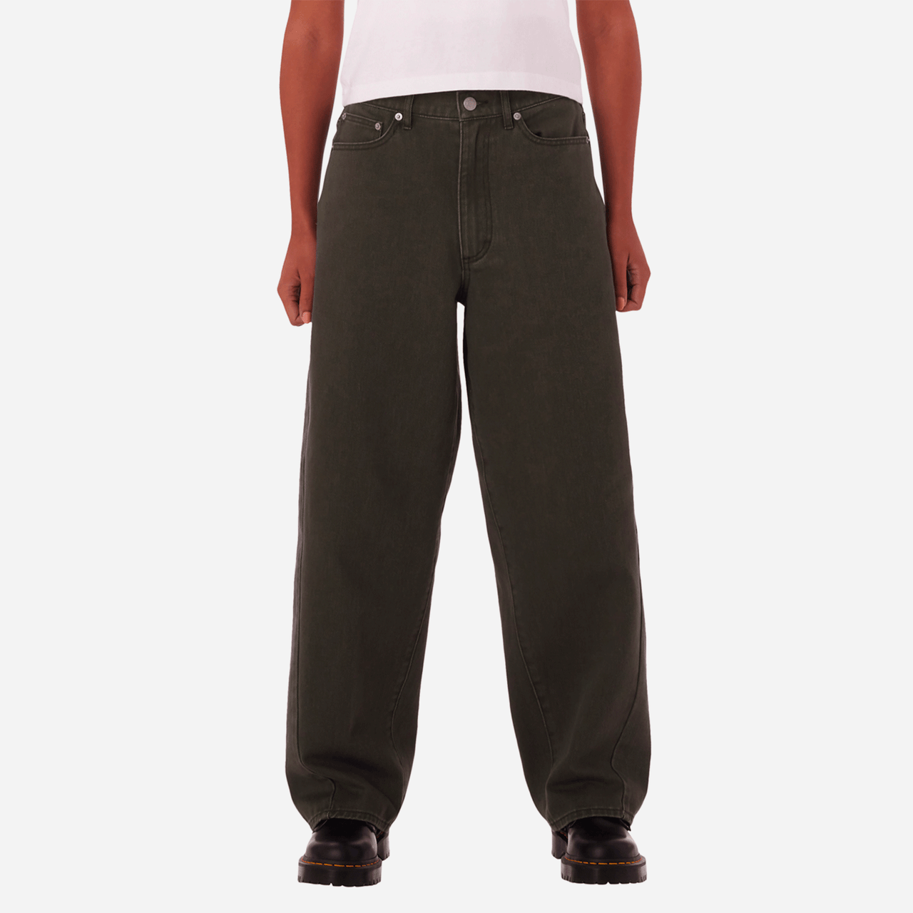 Obey Leah Baggy 5 Pocket Pant - Duffle Bag Faded Wash