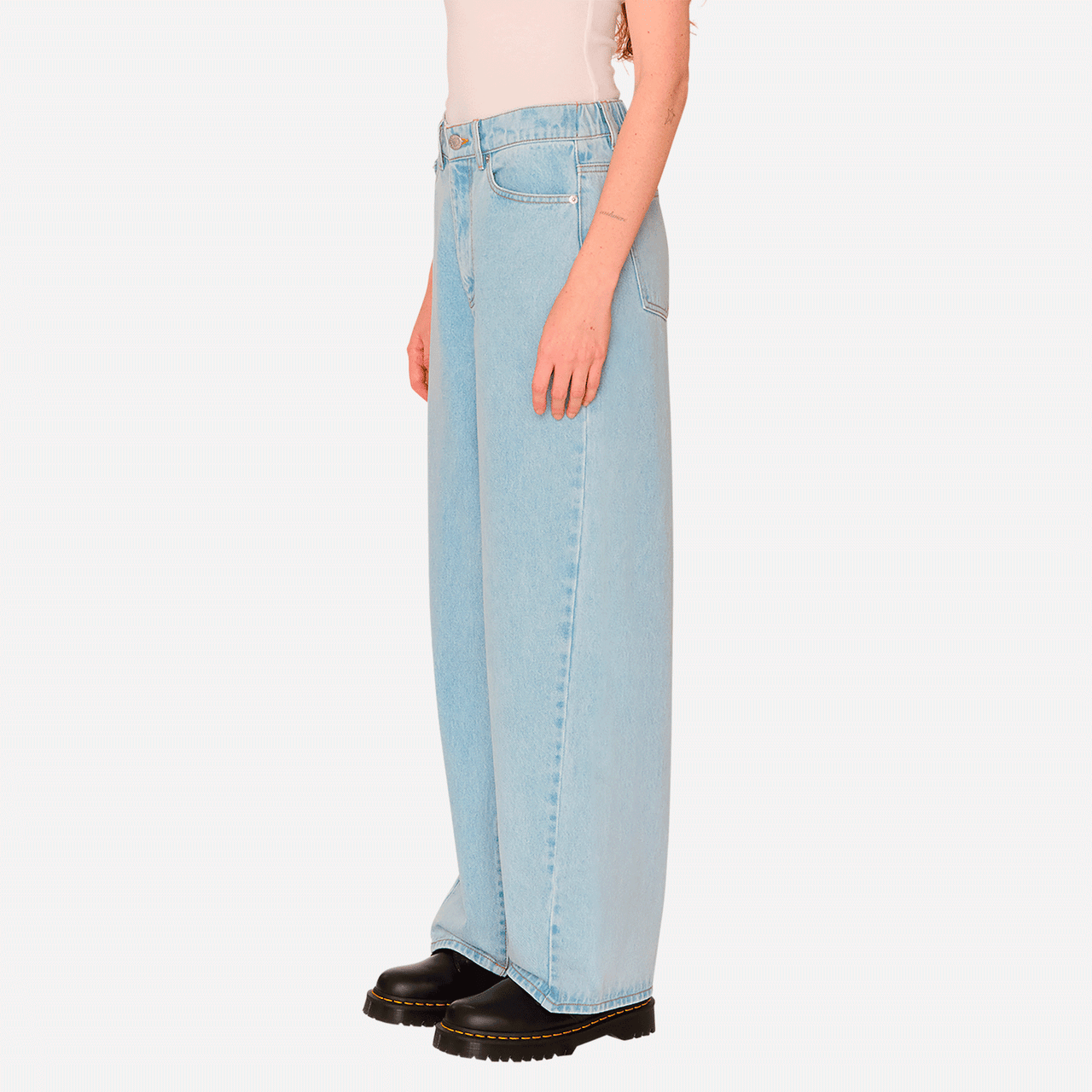 Obey Leah III Baggy Denim - Denim Lucid