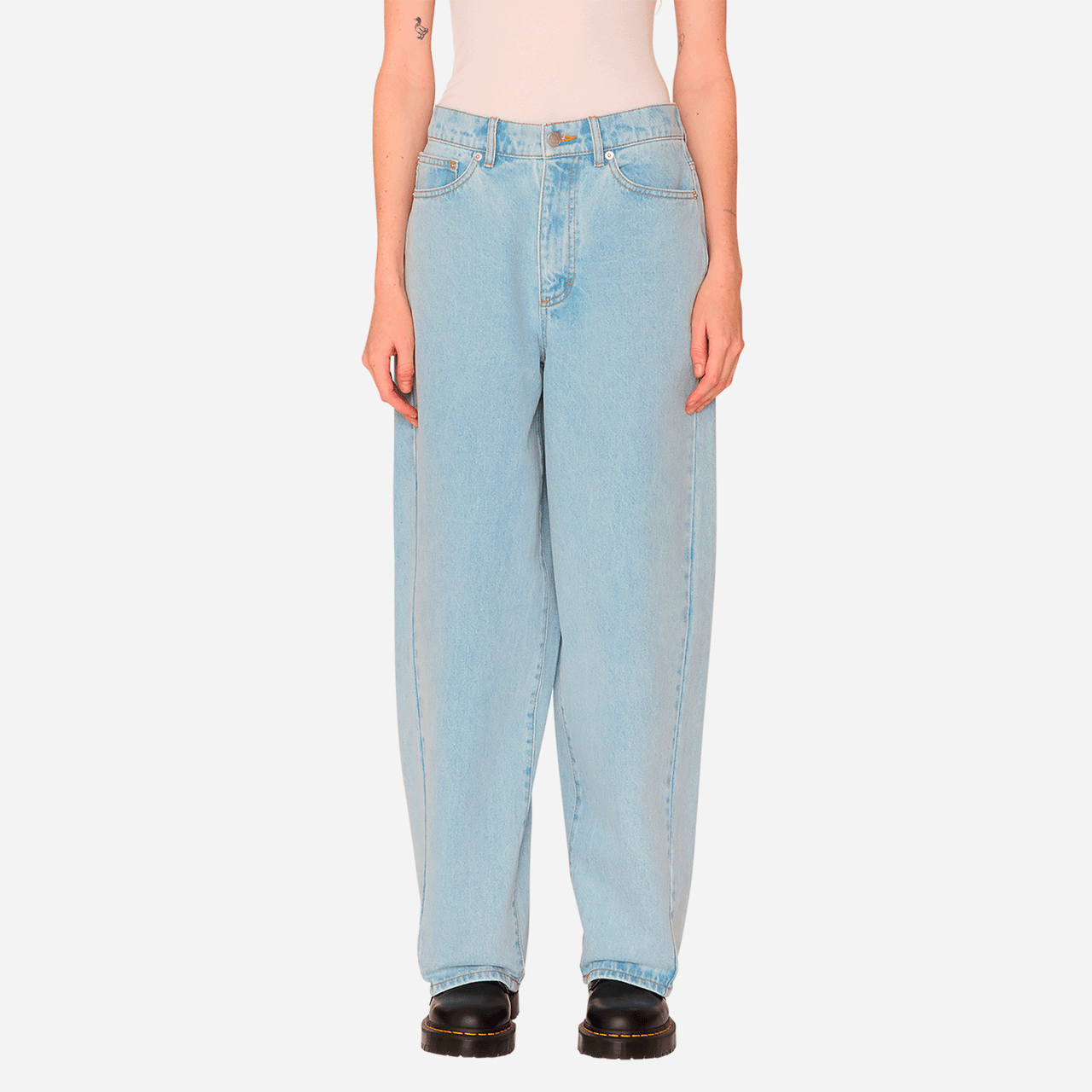 Obey Leah III Baggy Denim - Denim Lucid