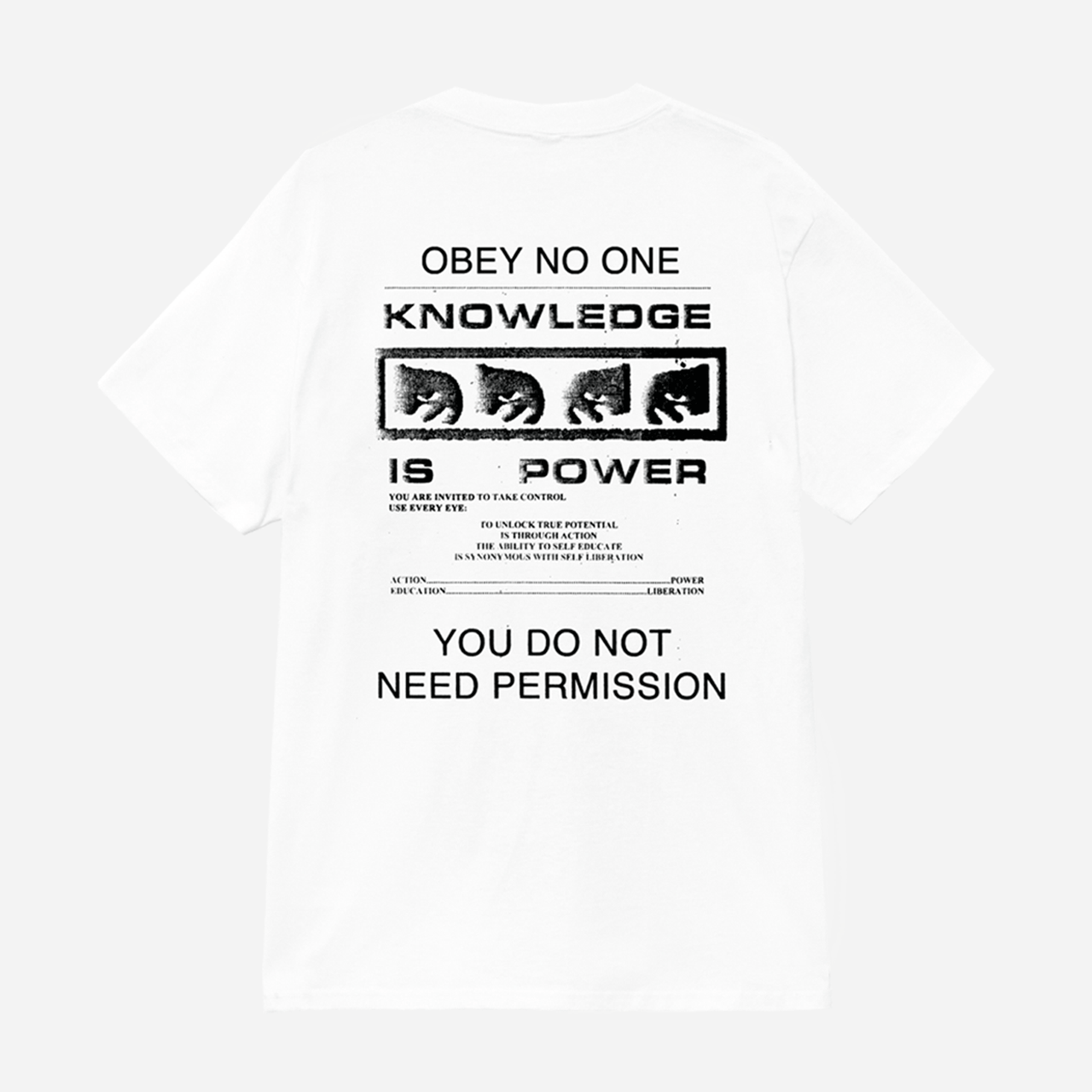 Obey Permission - White