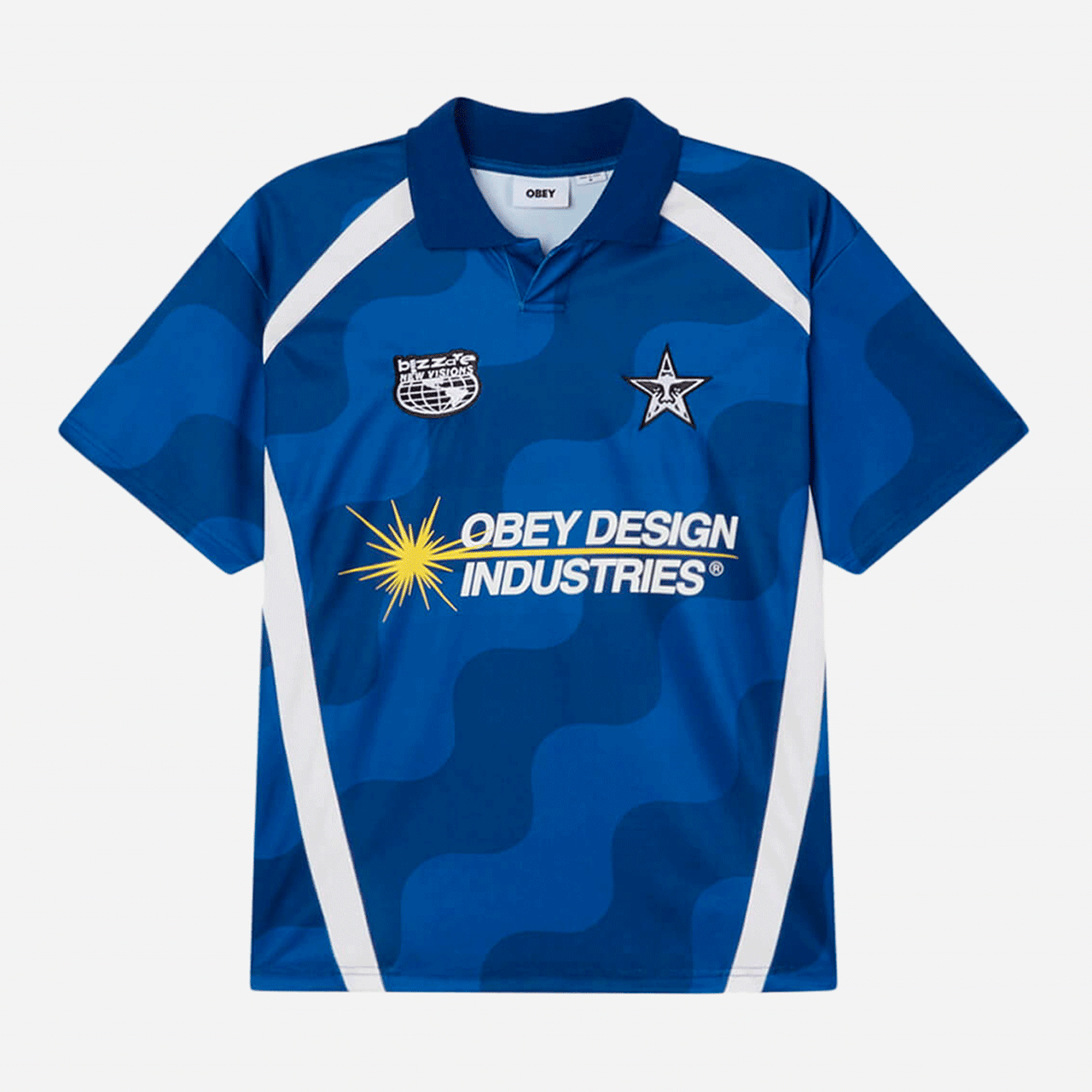 Obey Soccer Jersey - Blue Multi