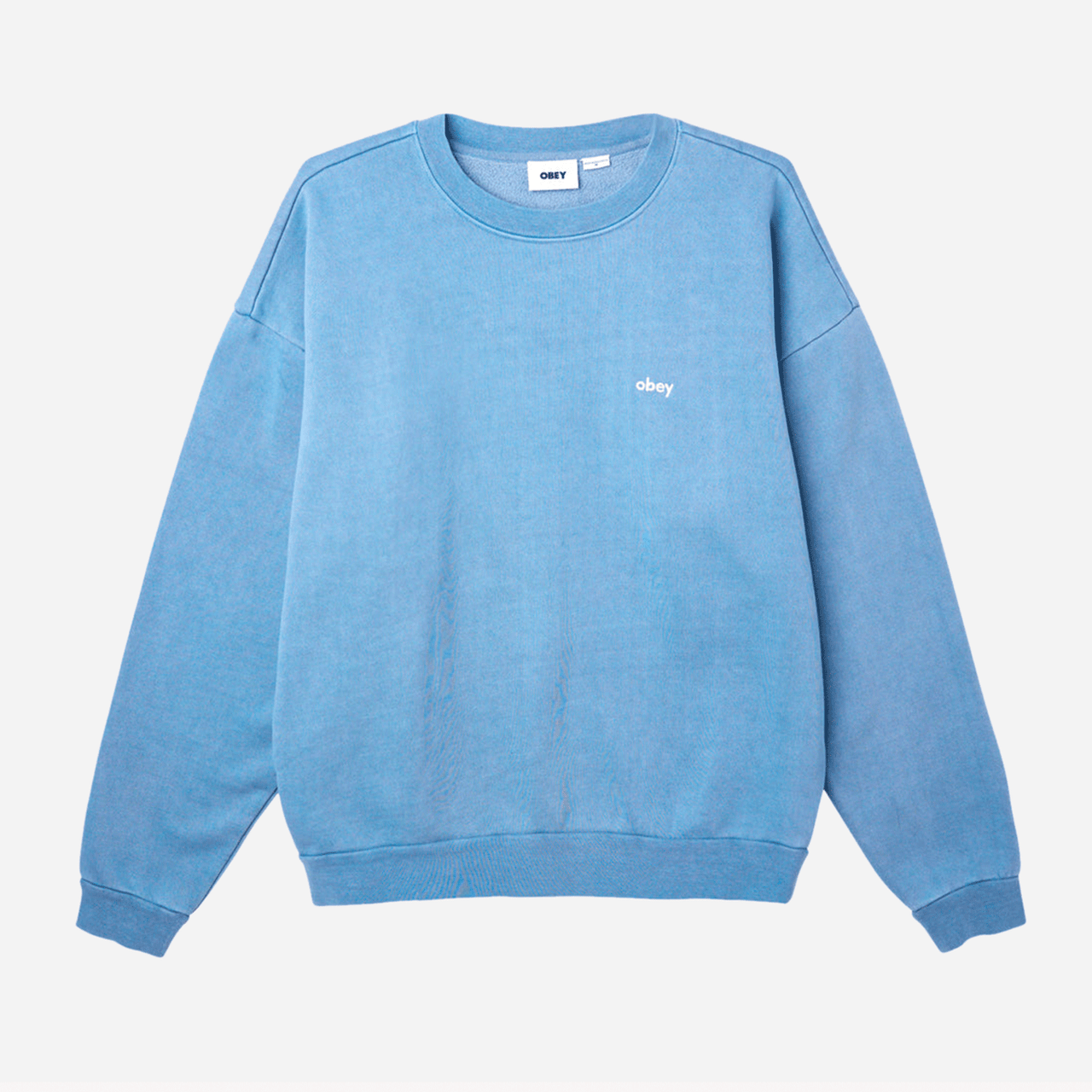 Obey Lowercase Pigment Crew - Pigment Coronet Blue