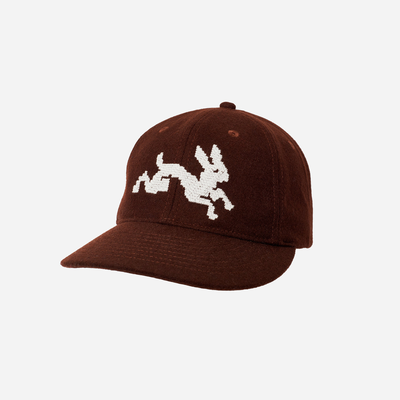 TTT Hare Wool Ball Cap - Nut Brown