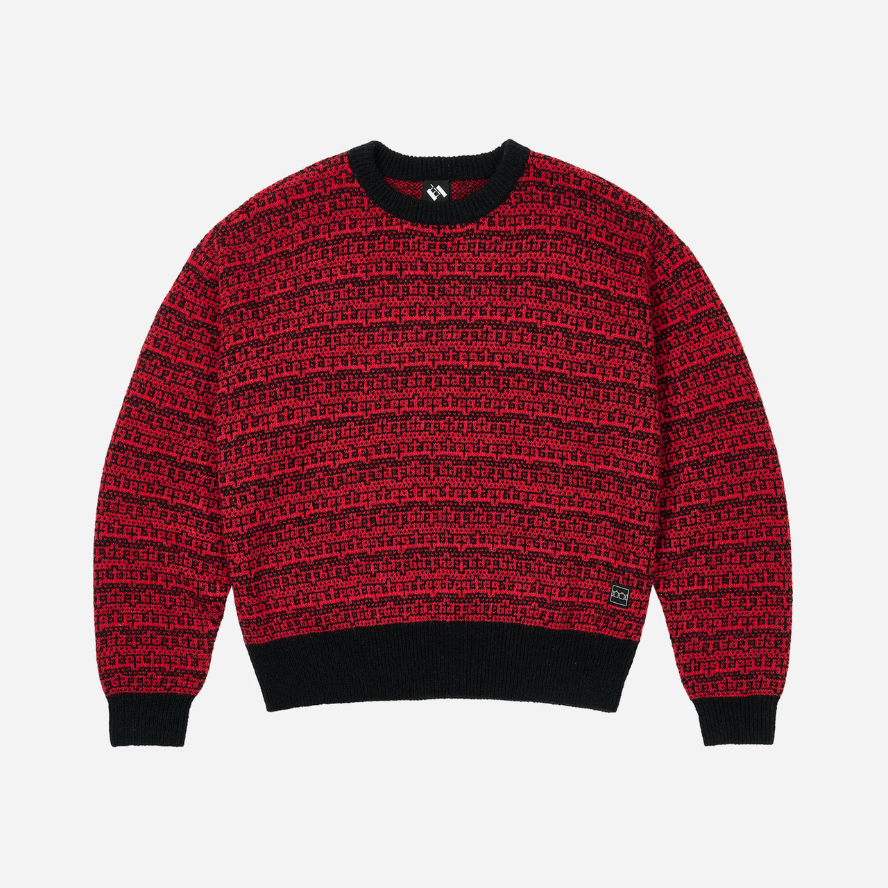 TTT Shadow Multiple Knit - Carmine Red / Black