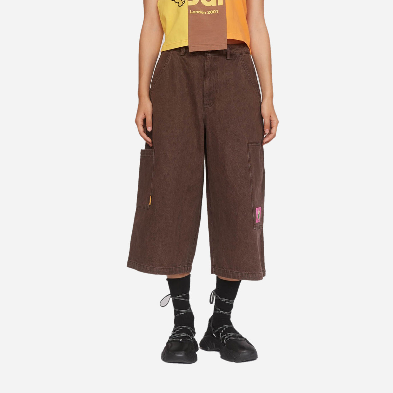 Lazy Oaf Fail Cropped Trousers