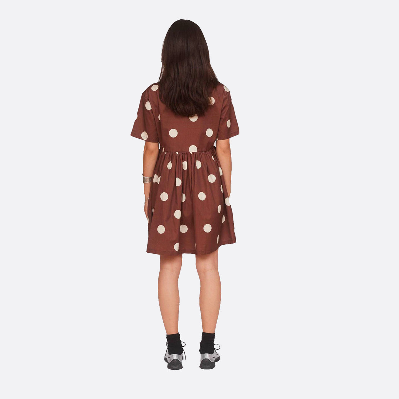 Lazy Oaf Polka Dot Mini Shirt Dress