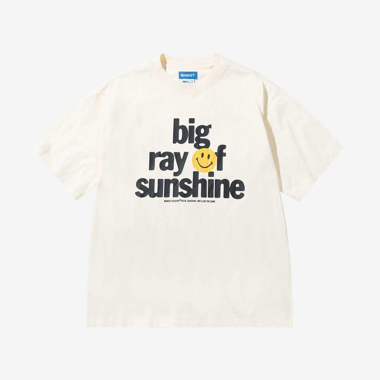 Market Smiley Sunshine T-Shirt - Butter Cream
