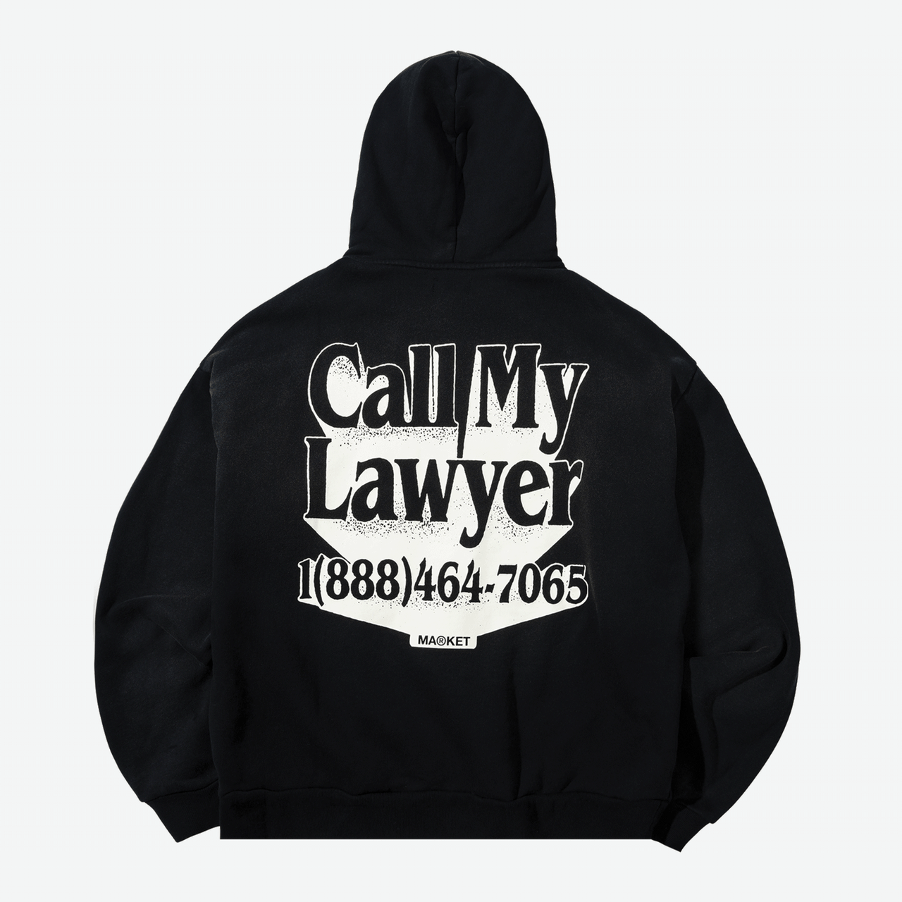 Market Call My Lawyer 3D Hoodie - Black