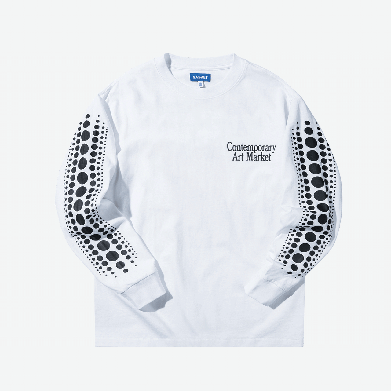 Market Infinity Gourd Longsleeve T-Shirt - White