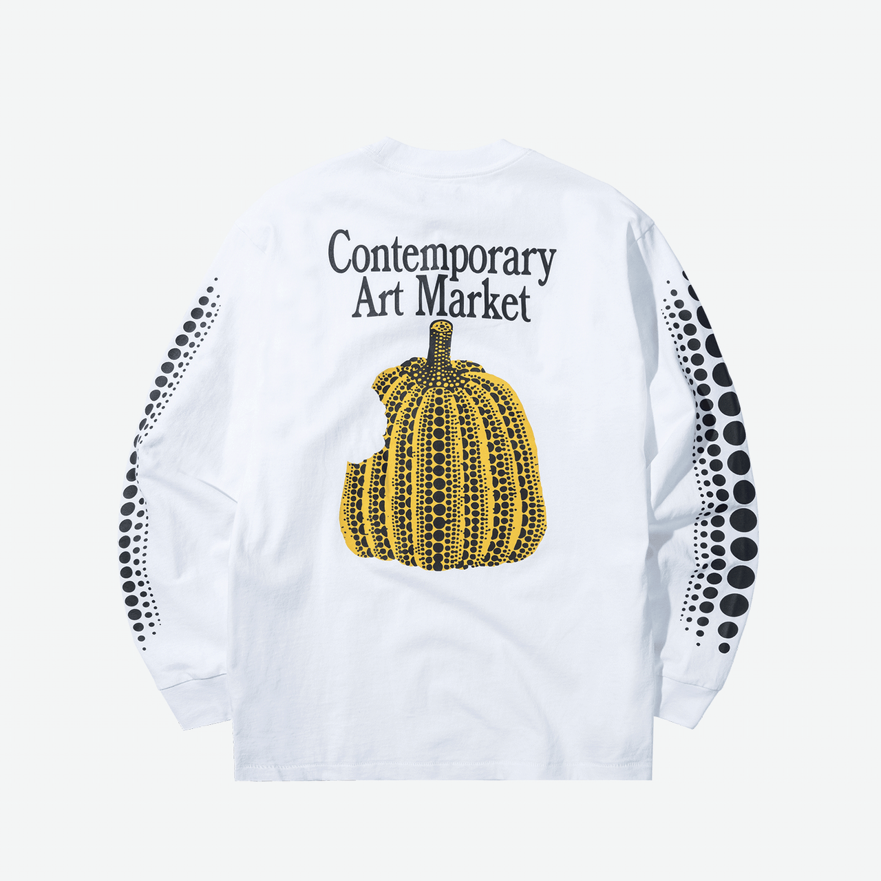 Market Infinity Gourd Longsleeve T-Shirt - White