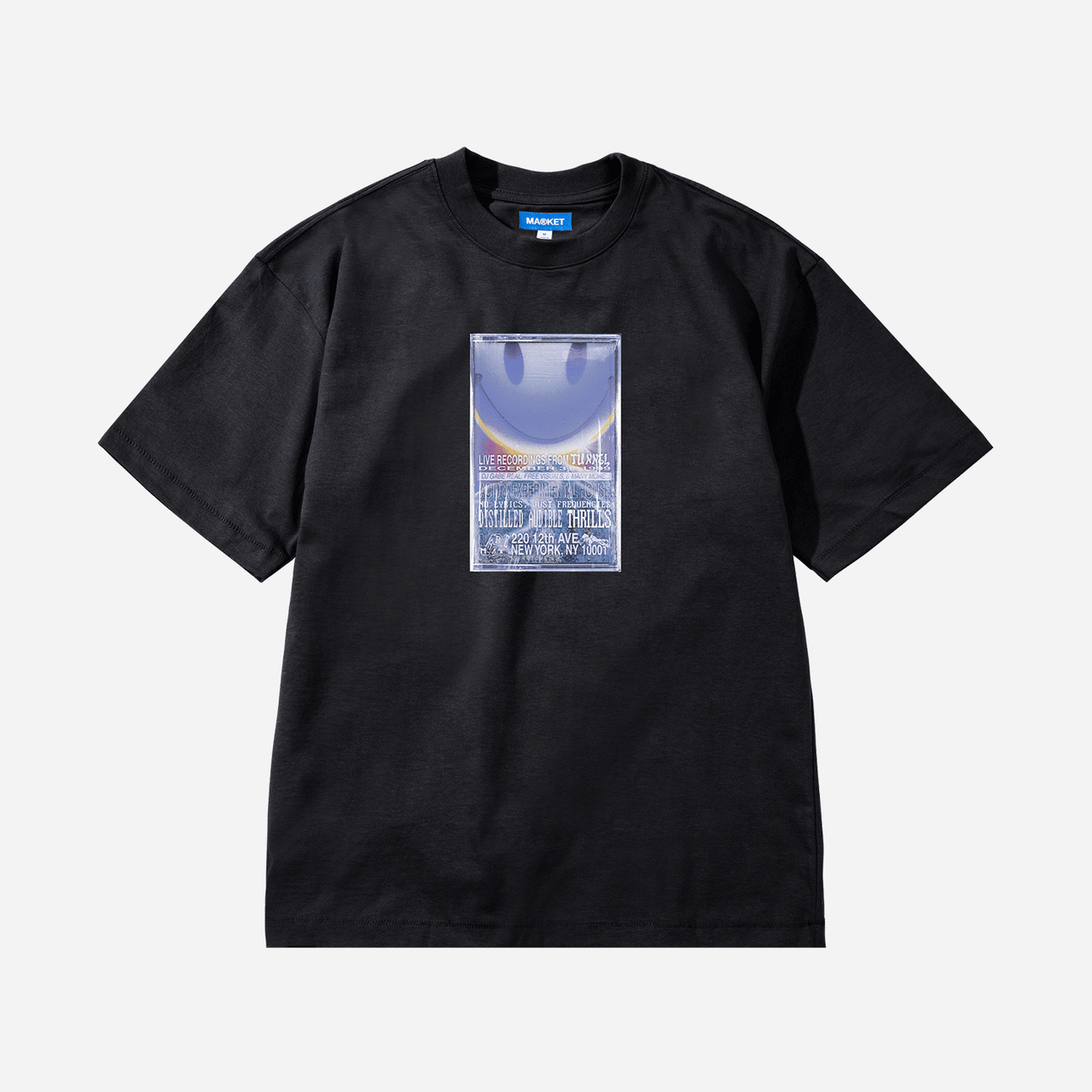 Market Smiley Mixtape T-Shirt - Black