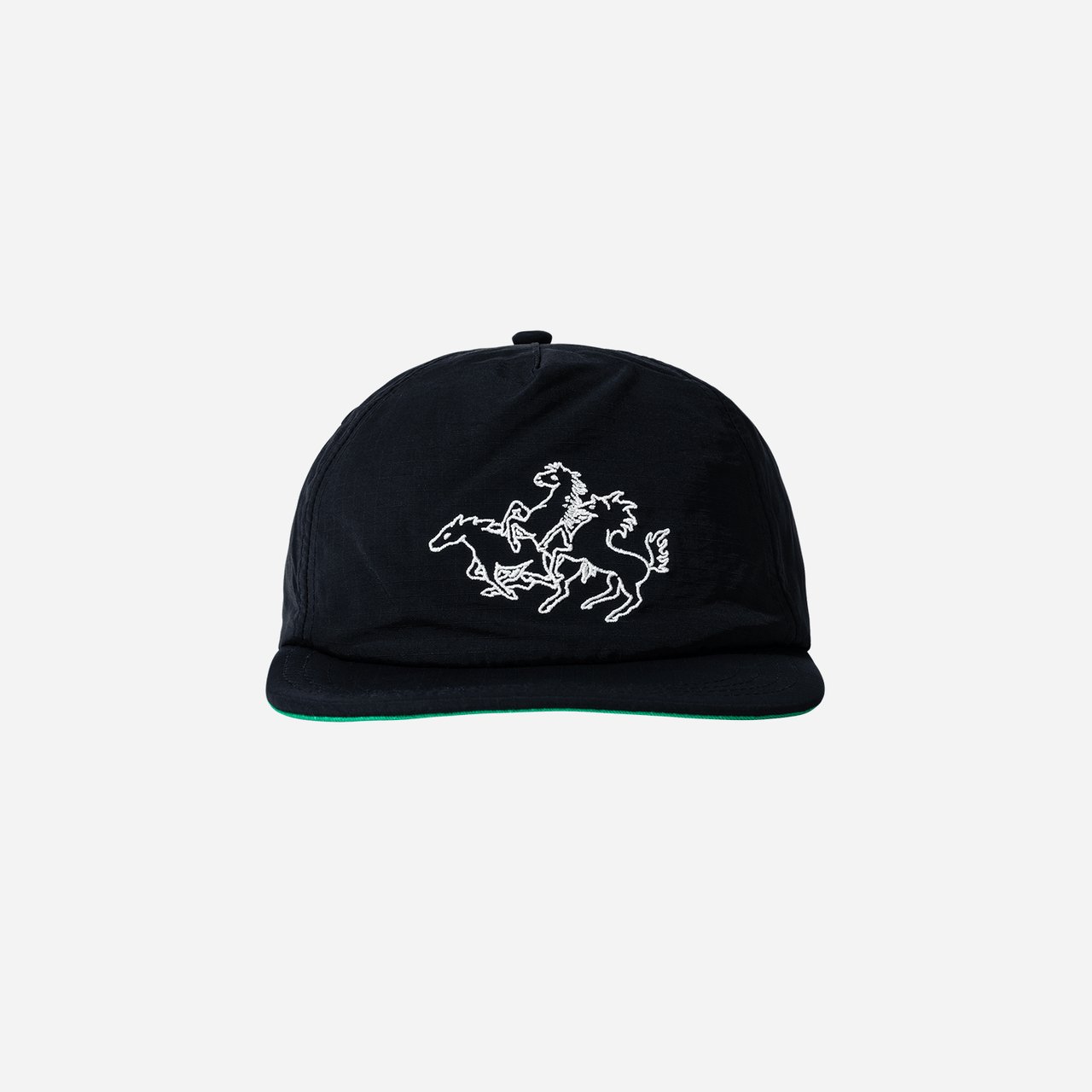 Market Stallion 5 Panel Hat - Black