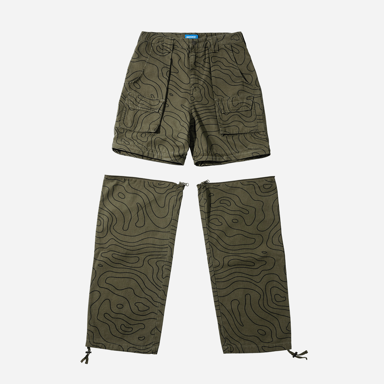 Market Topo Moraine Pants - Kelp