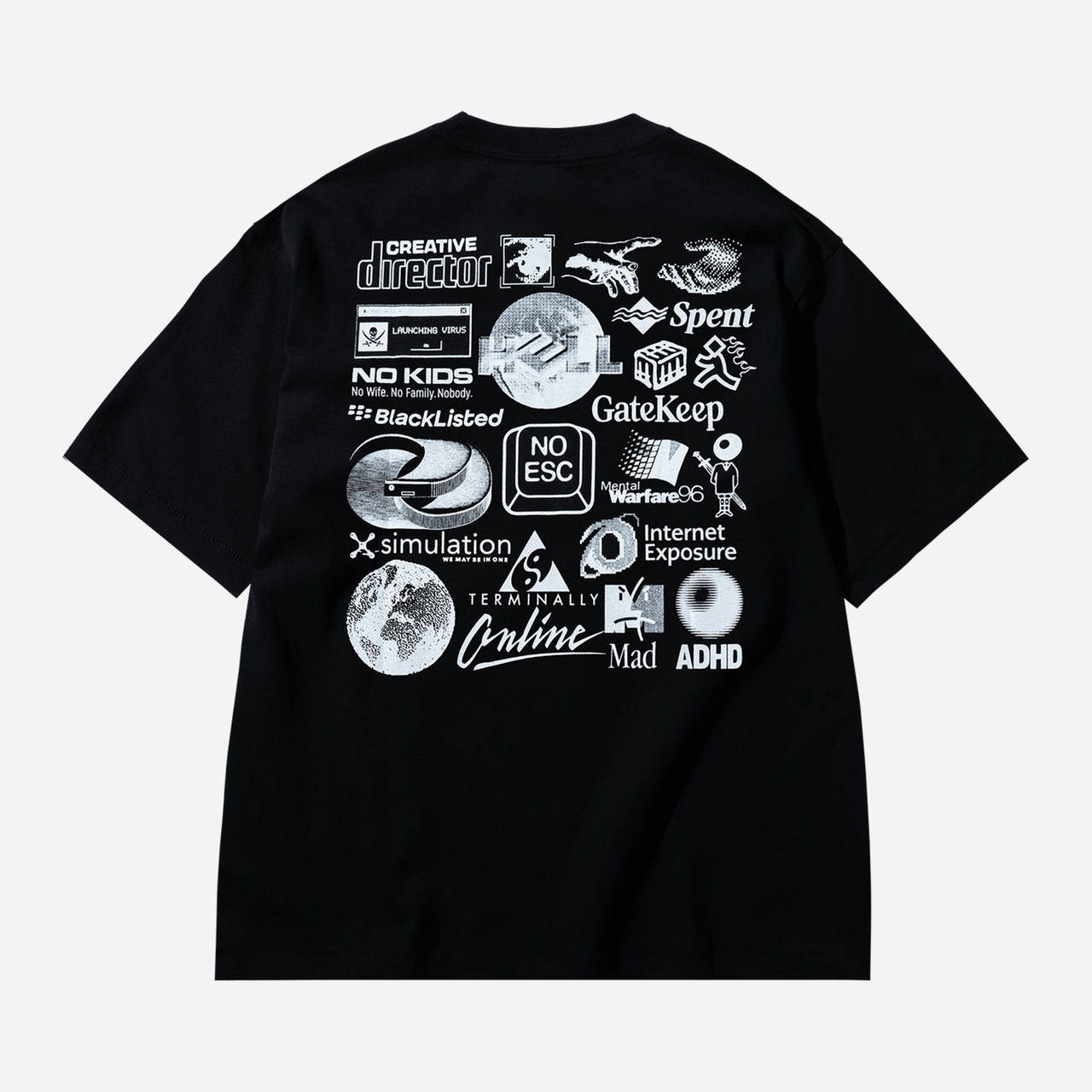 Market Terminally Online T-Shirt - Black