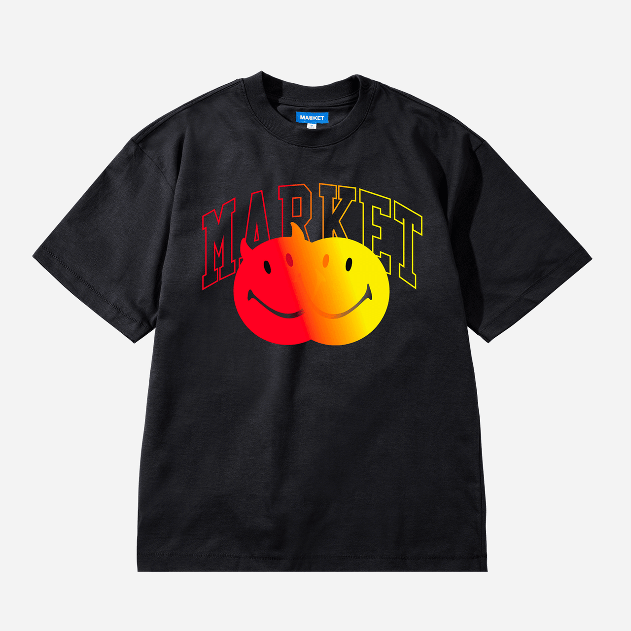 Market Good And Evil T-Shirt - Jet Black