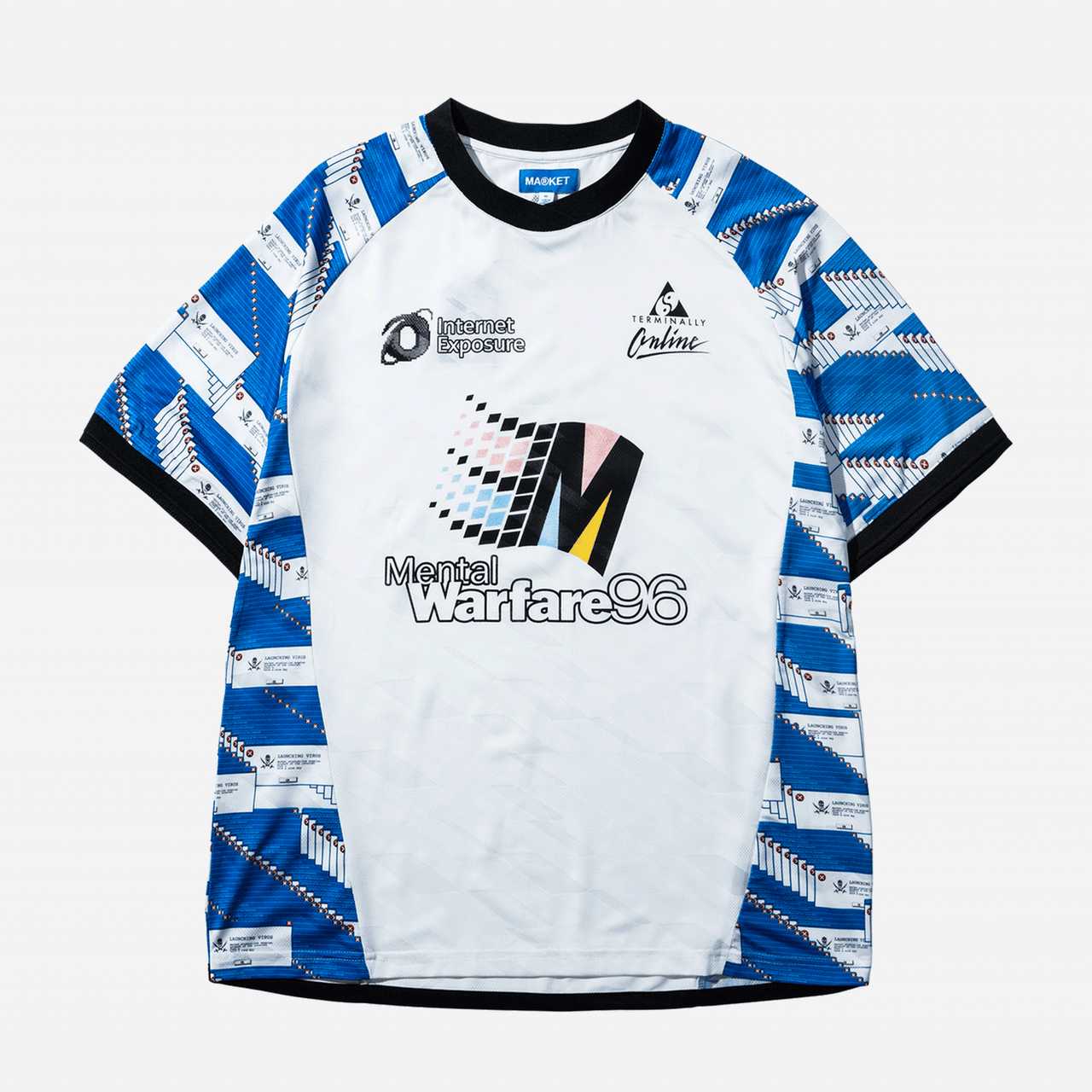 Market Terminally Online Soccer Jersey - White