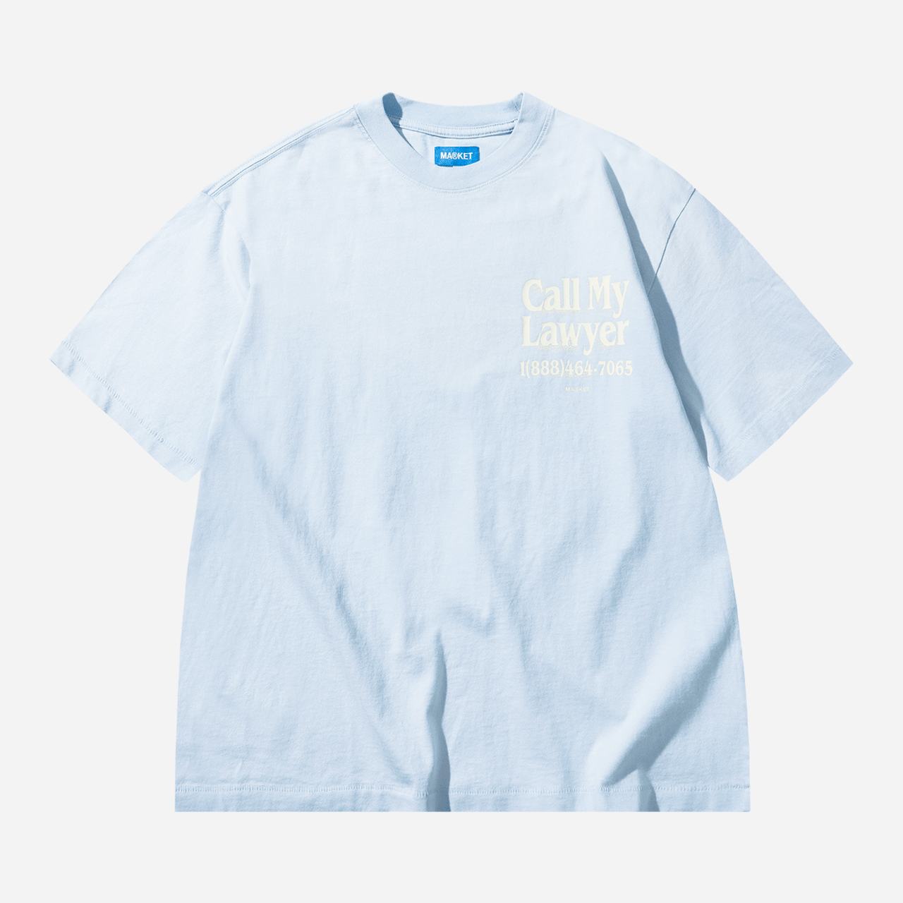 Market Call My Lawyer 3D T-Shirt - Ice Blue
