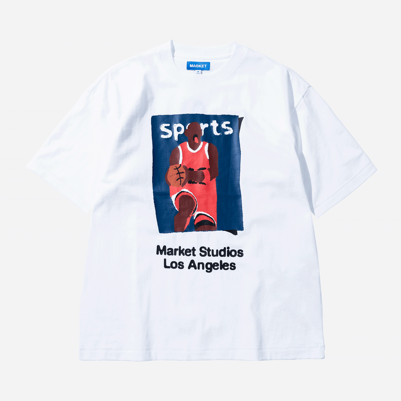 Market Illustrated Basketball T-Shirt - White