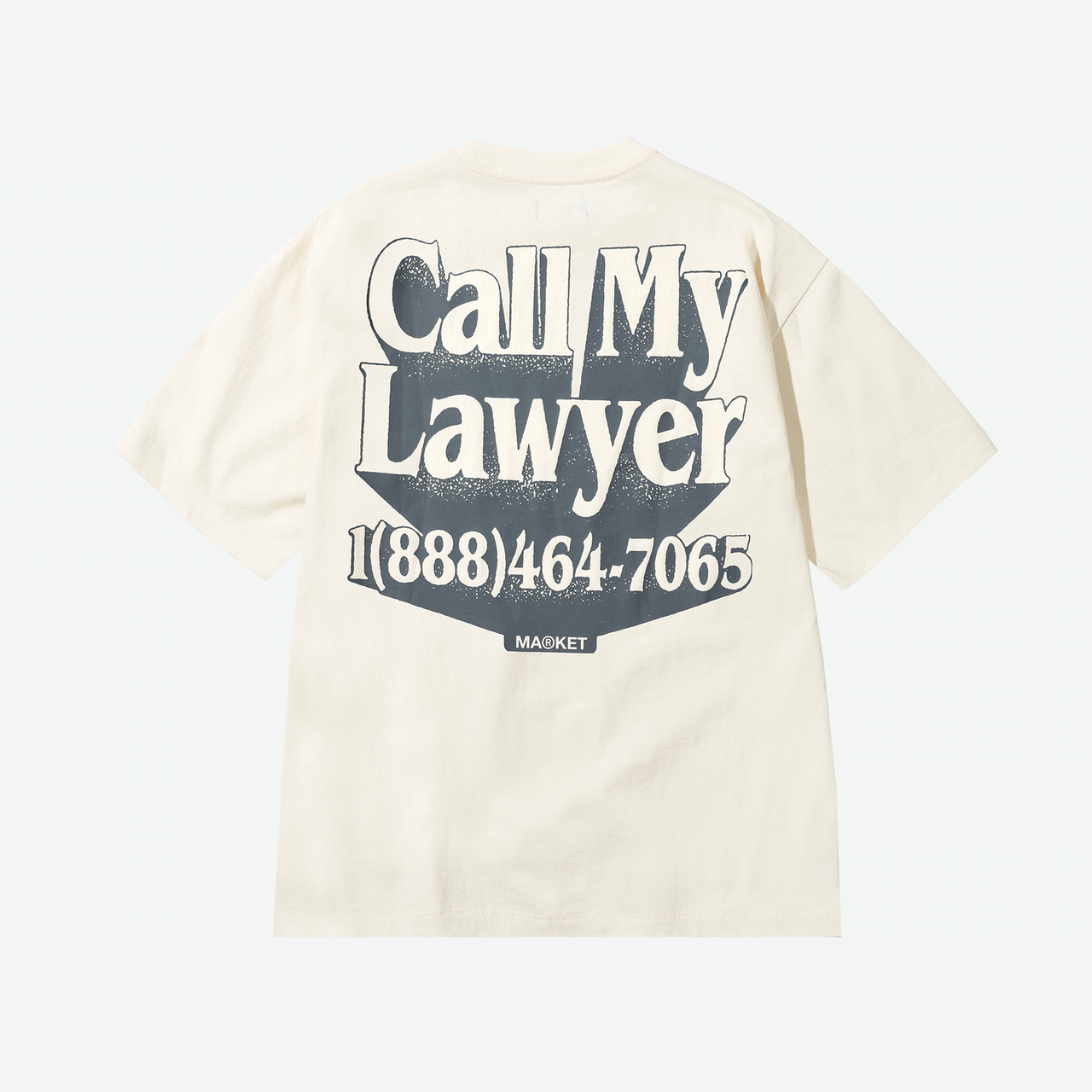 Market Call My Lawyer 3D T-Shirt - Butter Cream
