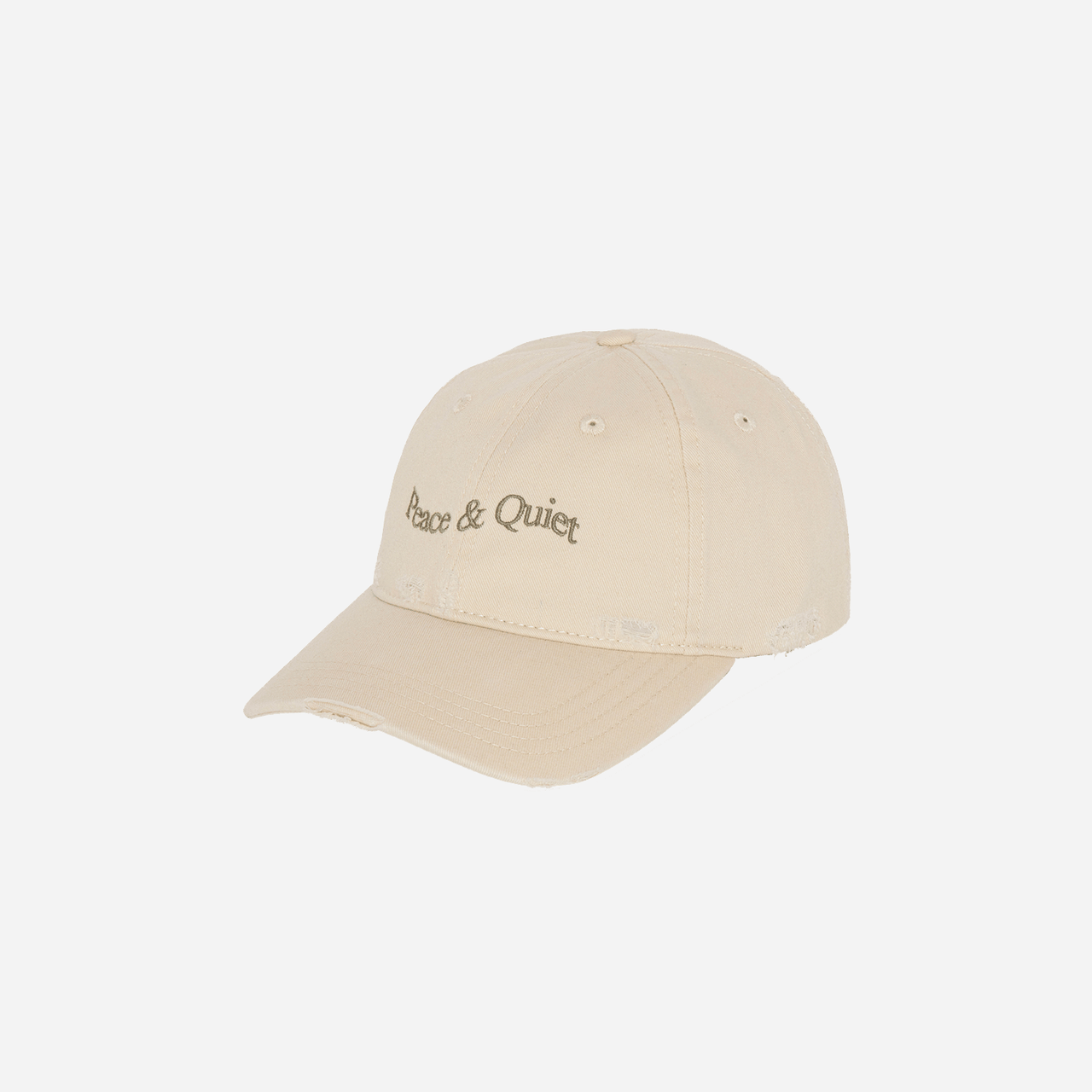 Museum Wordmark Distressed Dat Hat - Bone