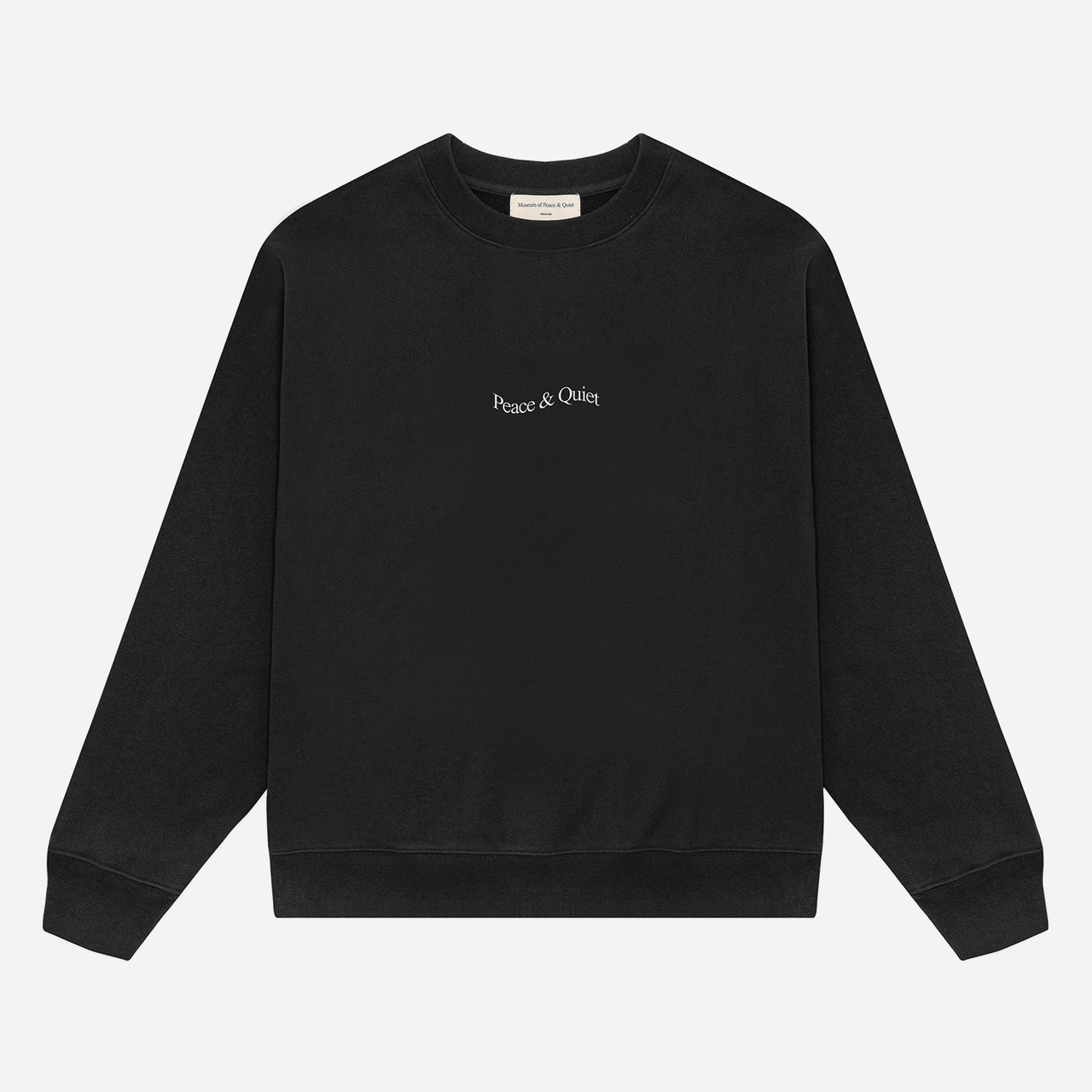 Museum Wordmark Crewneck - Black