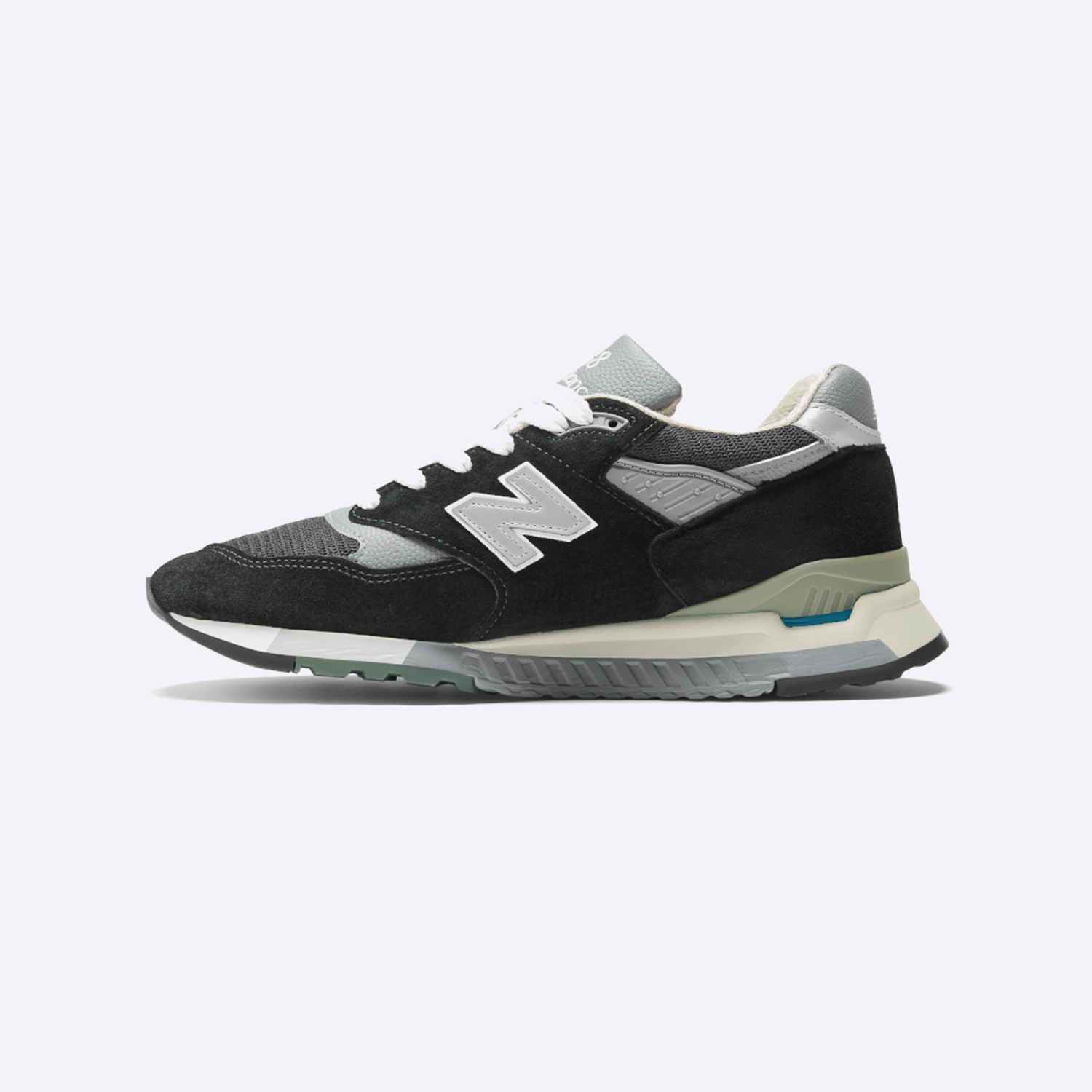 New Balance 998 Made in USA Bicolor Negro La Plage