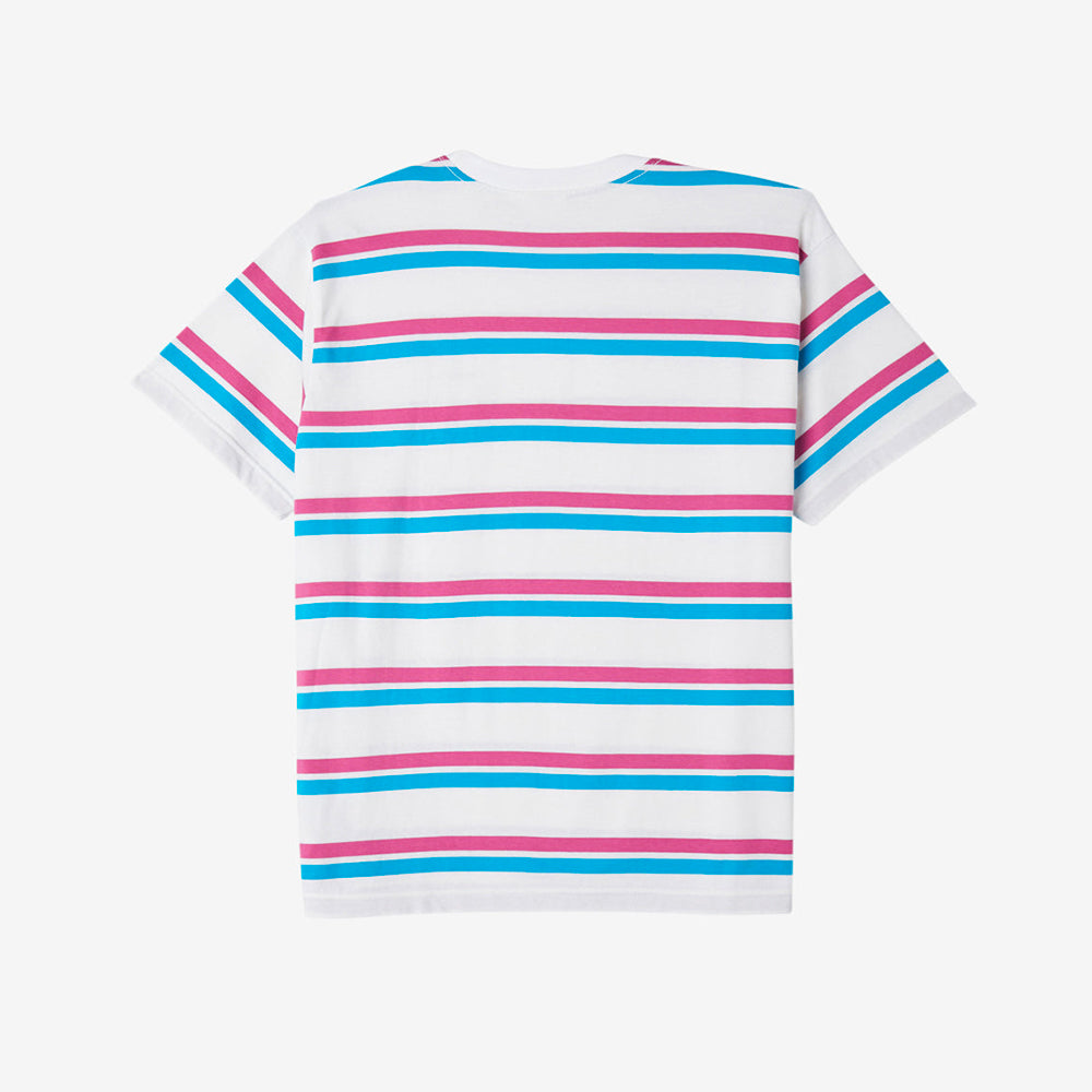 Distance Stripe T-Shirt - White Multi
