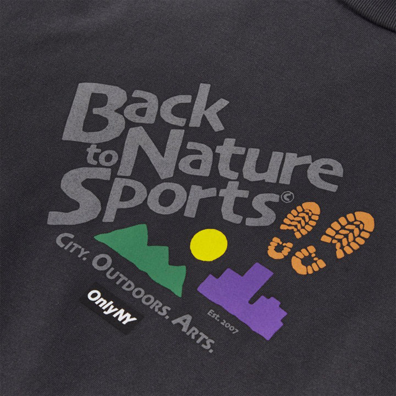 Back To Nature Sport T-Shirt - Vintage Black