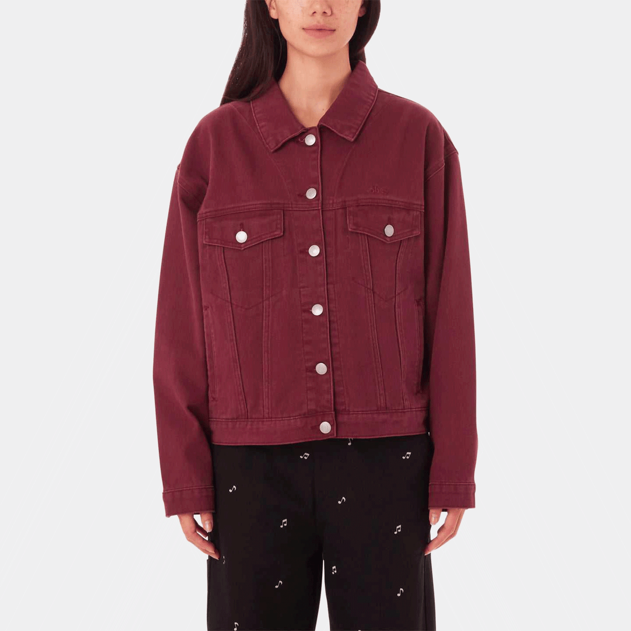 Obey Darla Oversized Trucker - Wine