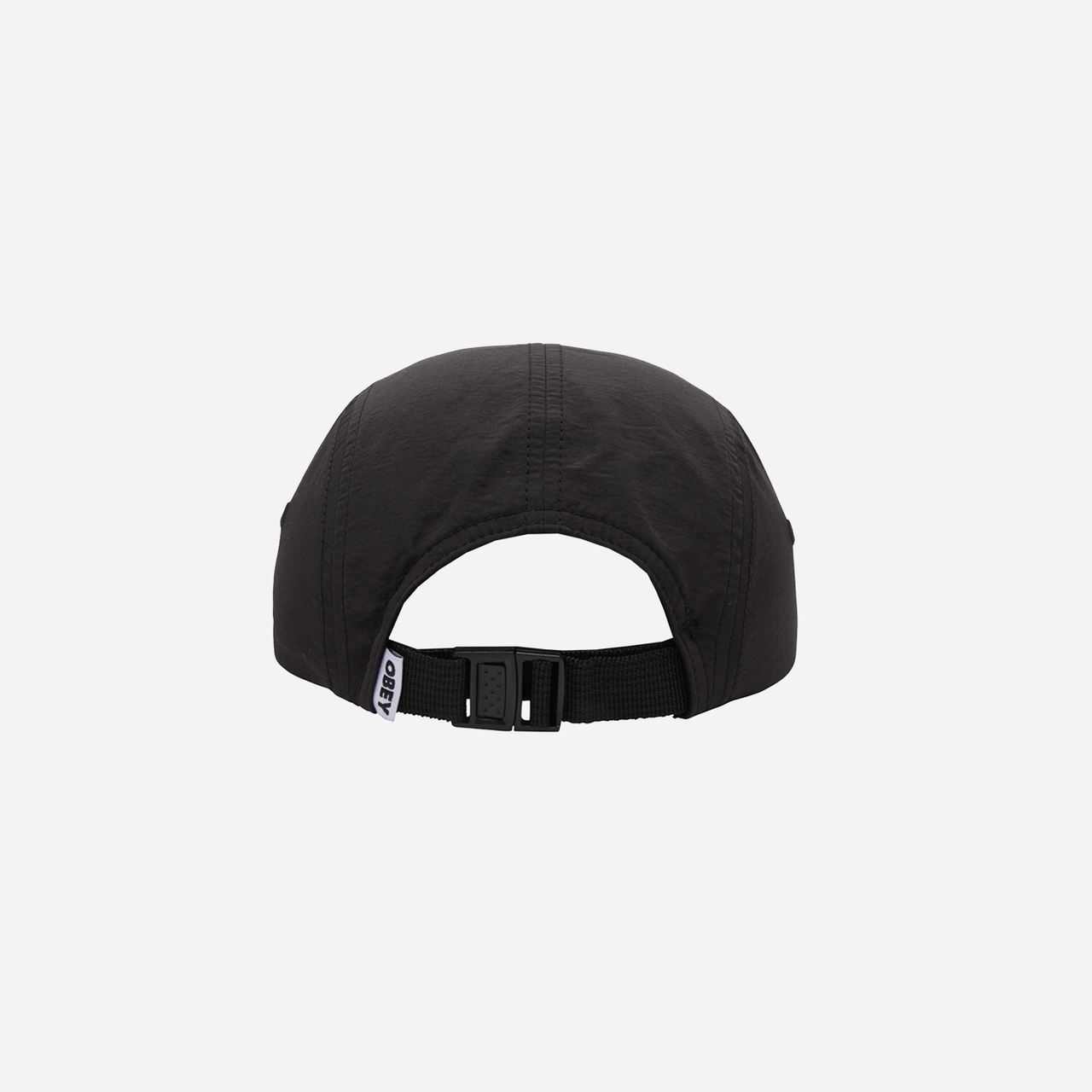 Obey Bold Nylon Camp Cap - Black