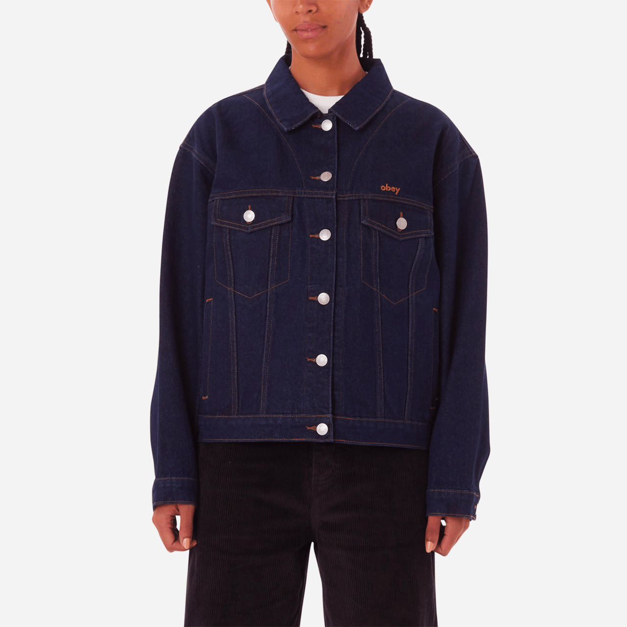 Obey Juniper Oversized Trucker - Rinse