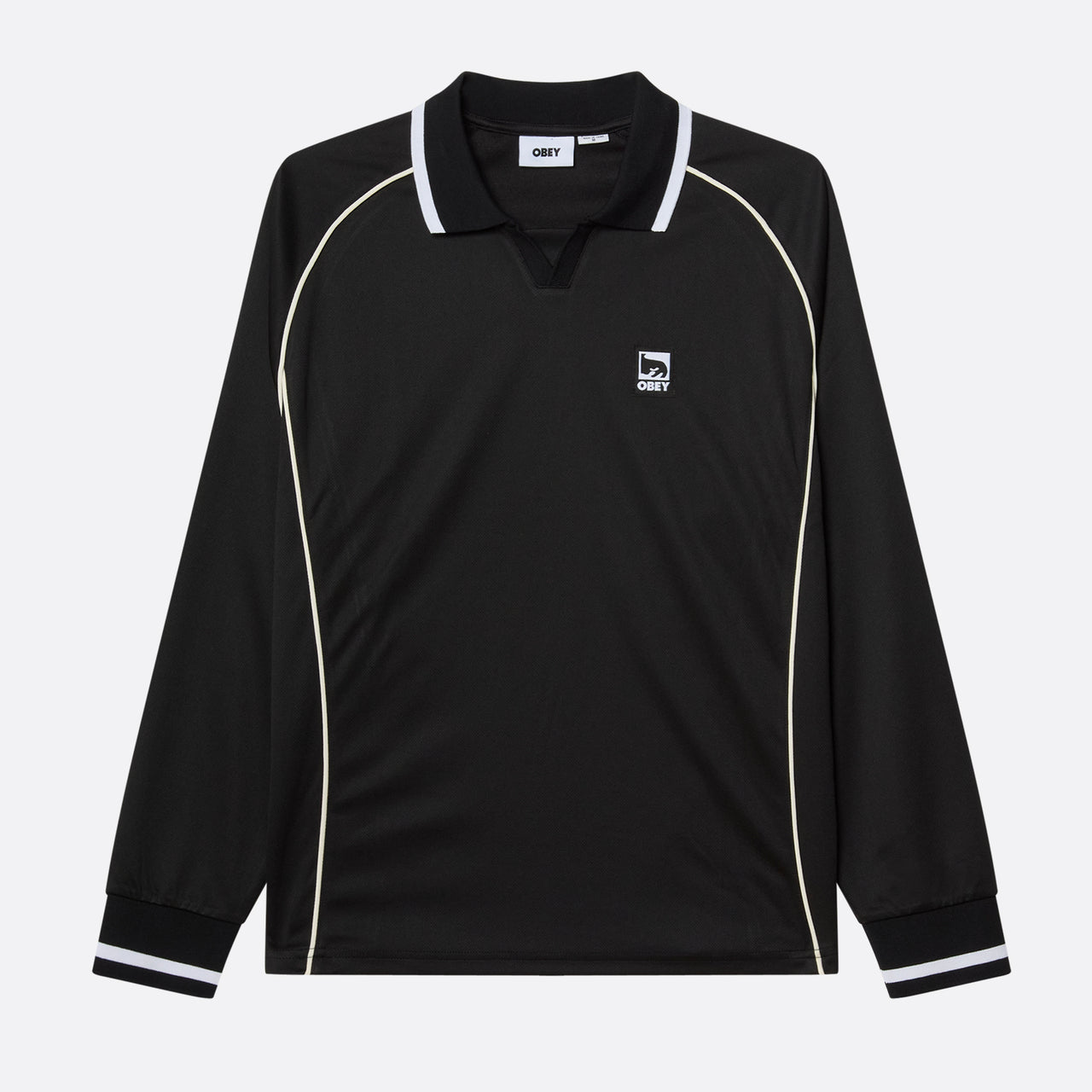 Obey Collar Polo - Black Multi