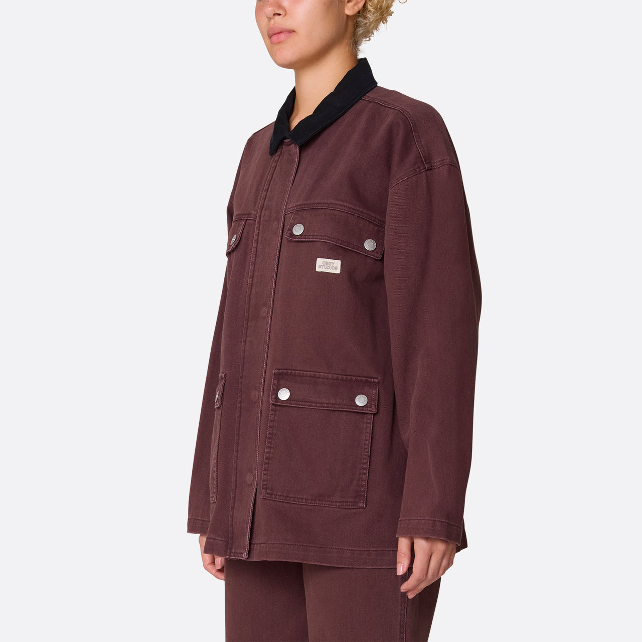 Obey Fritz Jacket - Chocolate Faded Wash