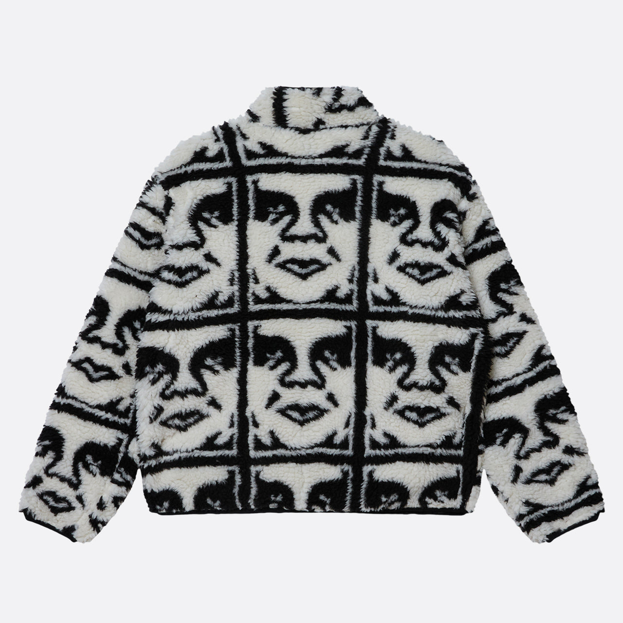 Obey Repeated Icon Sherpa Jacket