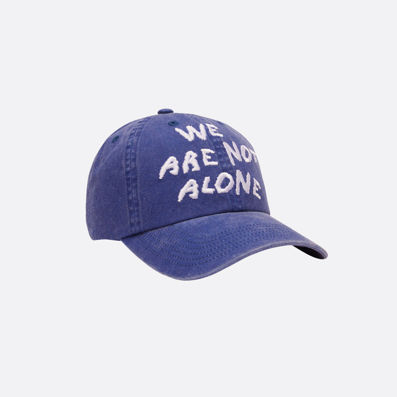 Obey Not Alone Strap Back Hat - Blue