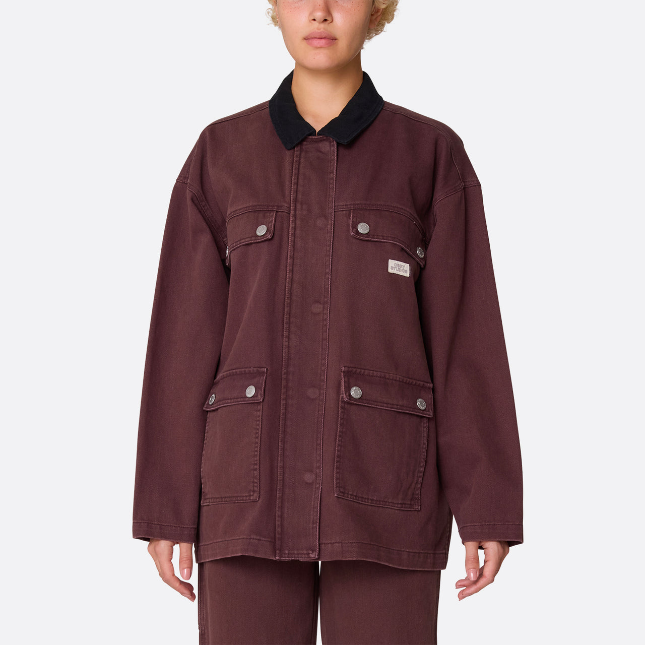 Obey Fritz Jacket - Chocolate Faded Wash