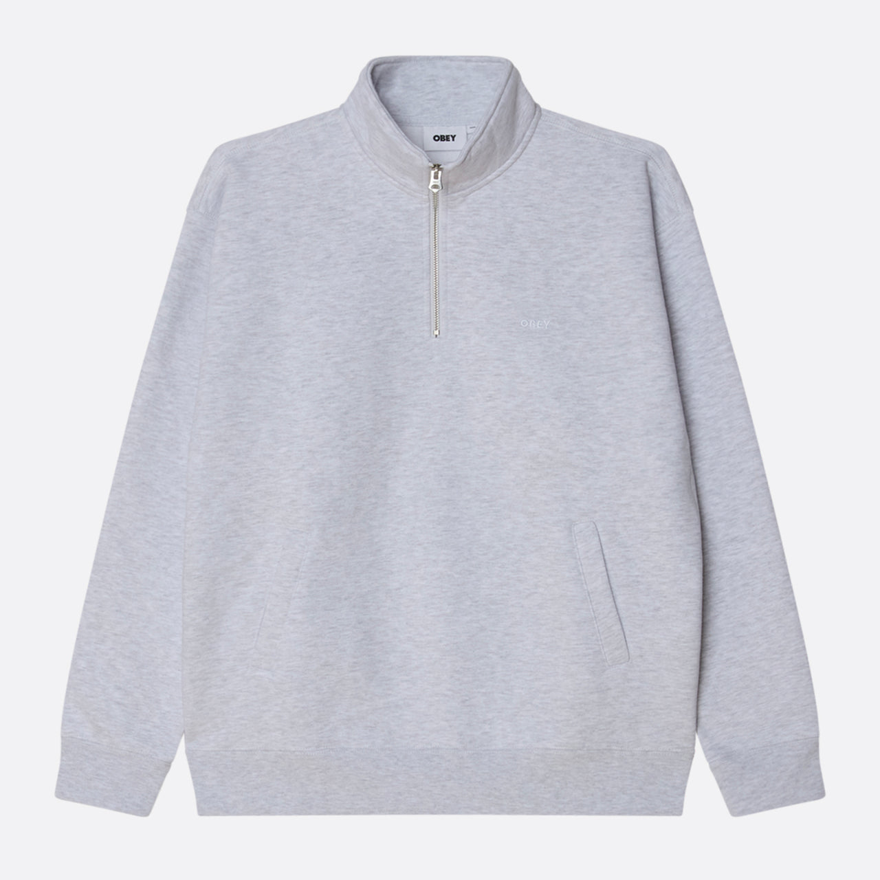 Obey Est. Works Bold Mockneck - Ash Grey