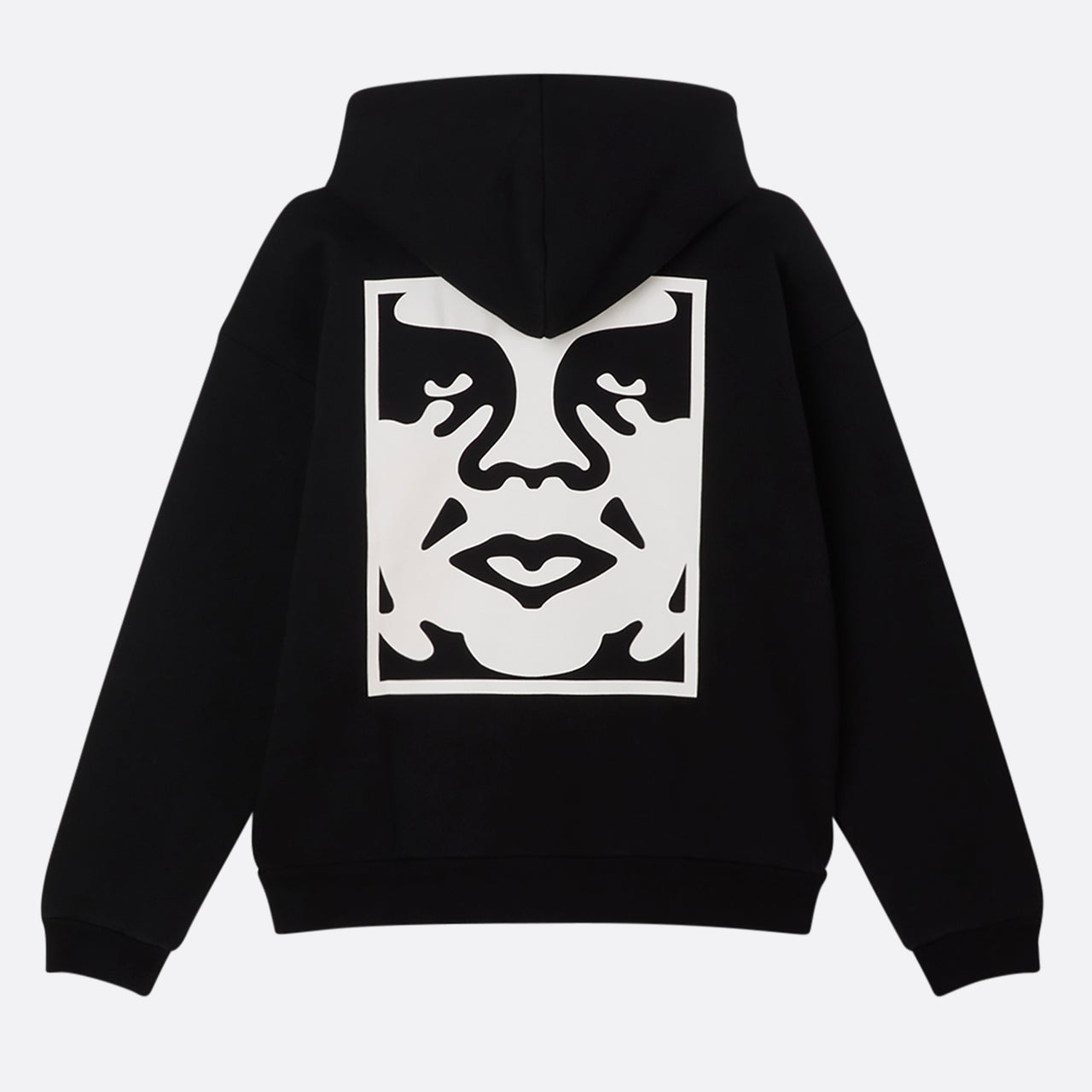 Obey Bold Icon Pullover Extra Heavy Hood - Black