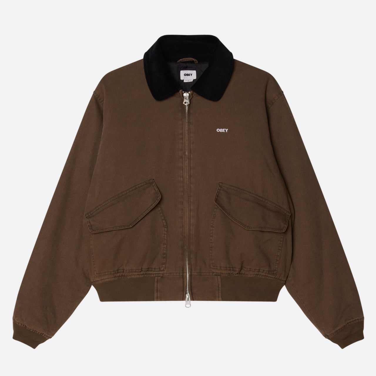 Obey Fade Wash CWU Jacket - Wren Faded Wash