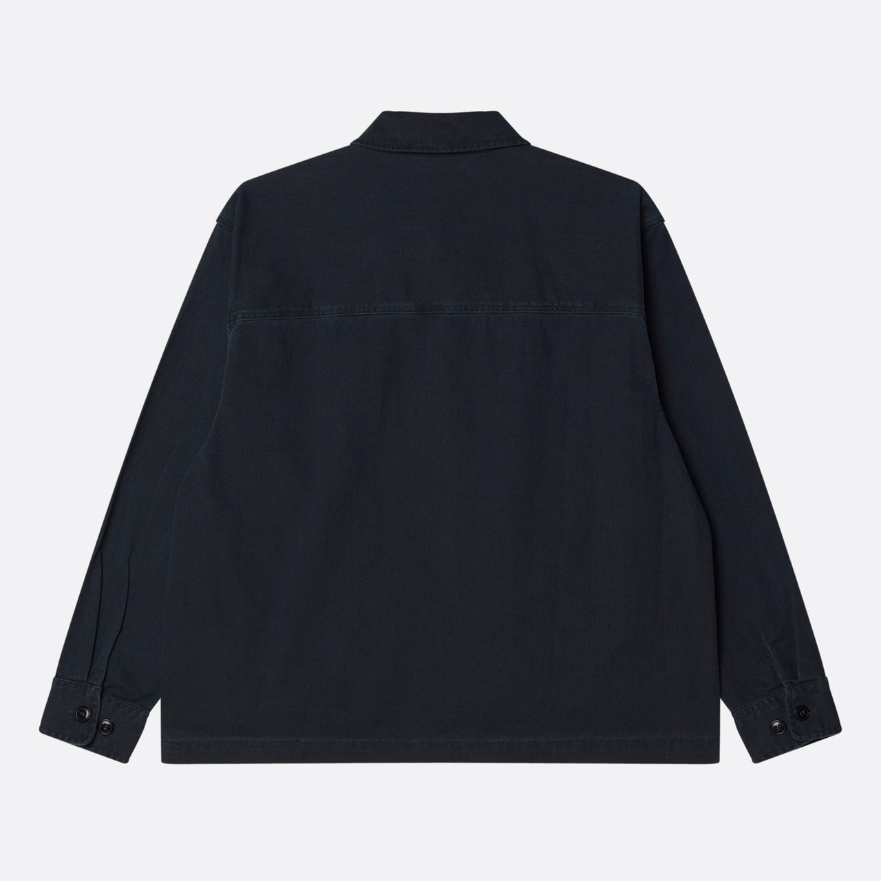 Obey Harvey Shirt Jacket - Black Faded Wash