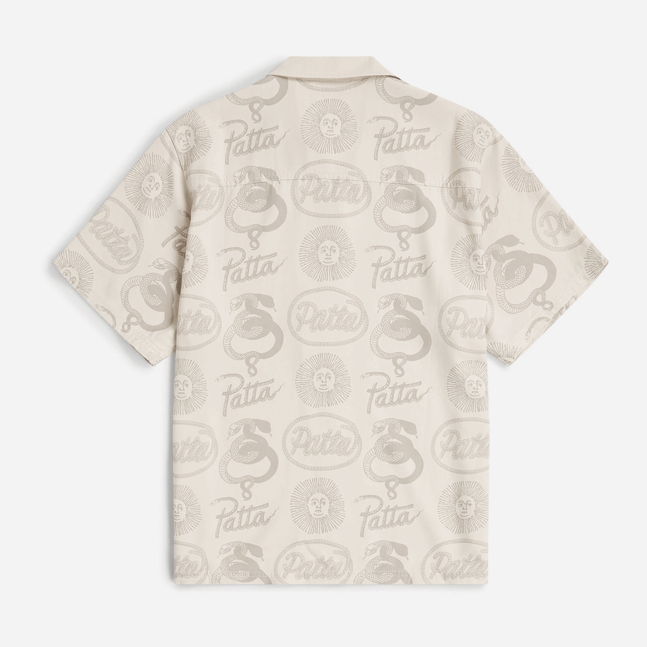 Patta Serpentes Summer Shirt - Pumic Stone