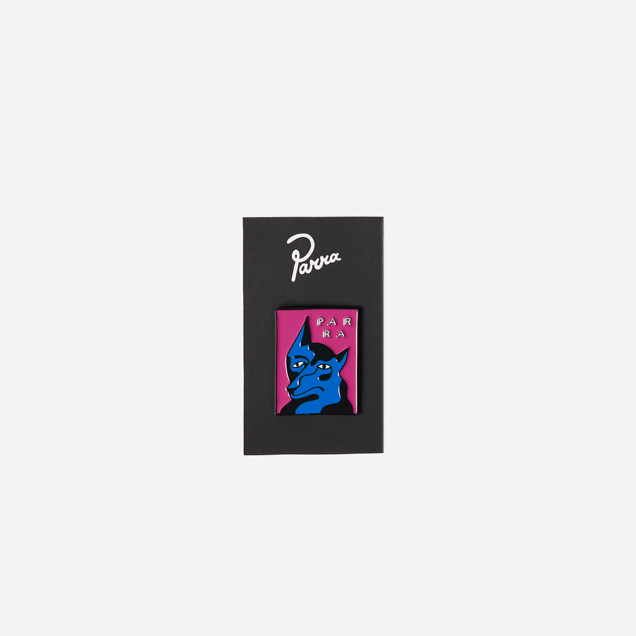 By Parra Dogface Enamel Pin - Washed Magenta
