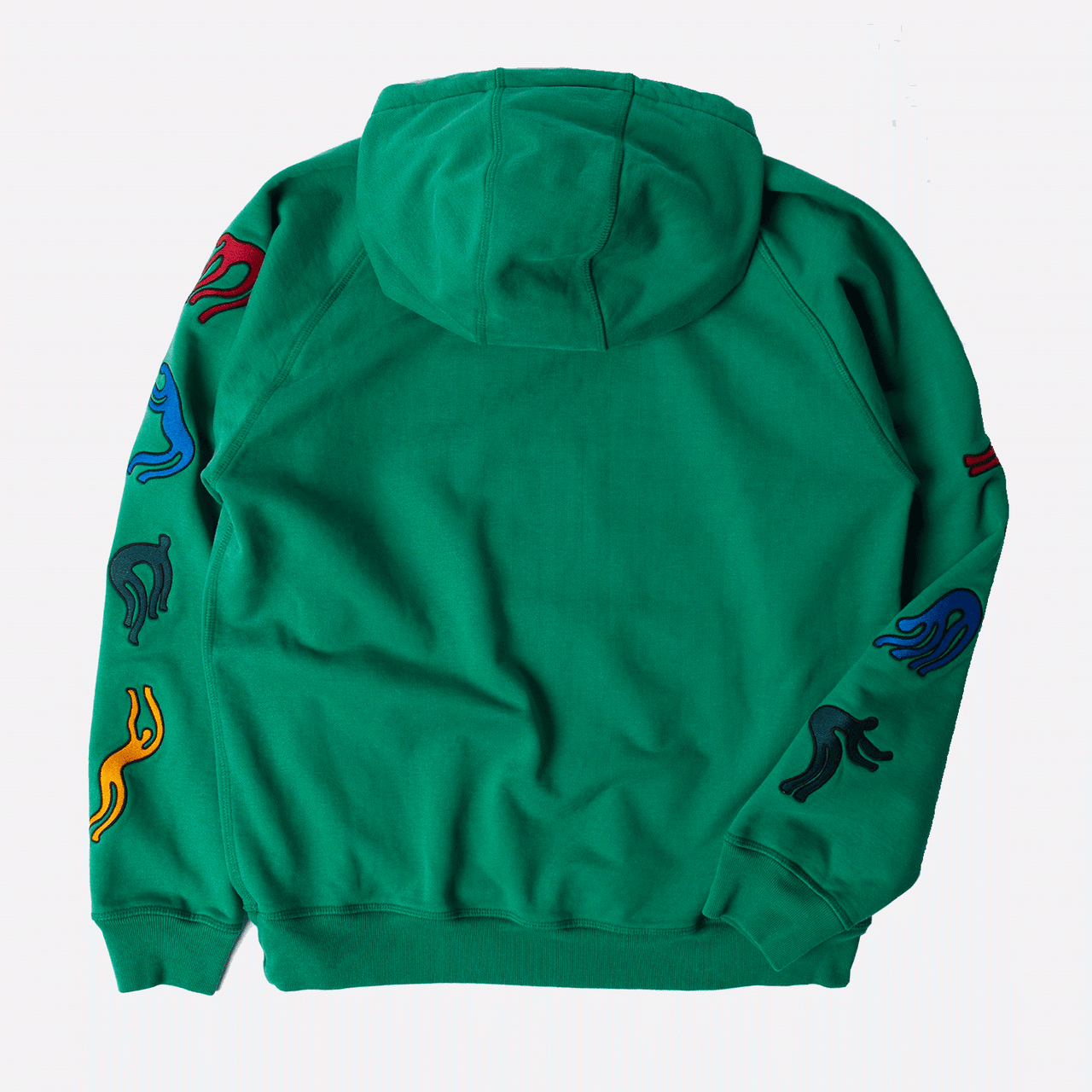 By Parra La Chambre Nuit Hooded Sweatshirt - Washed Green