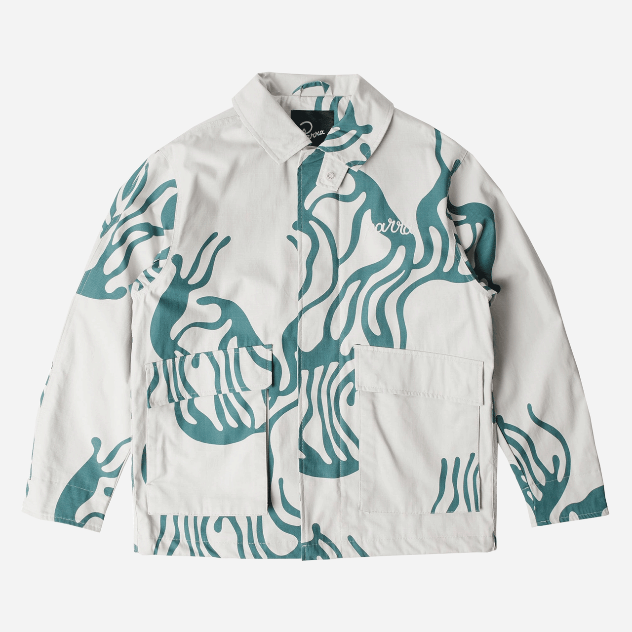 By Parra Half Blob Hunting Jacket - Grey
