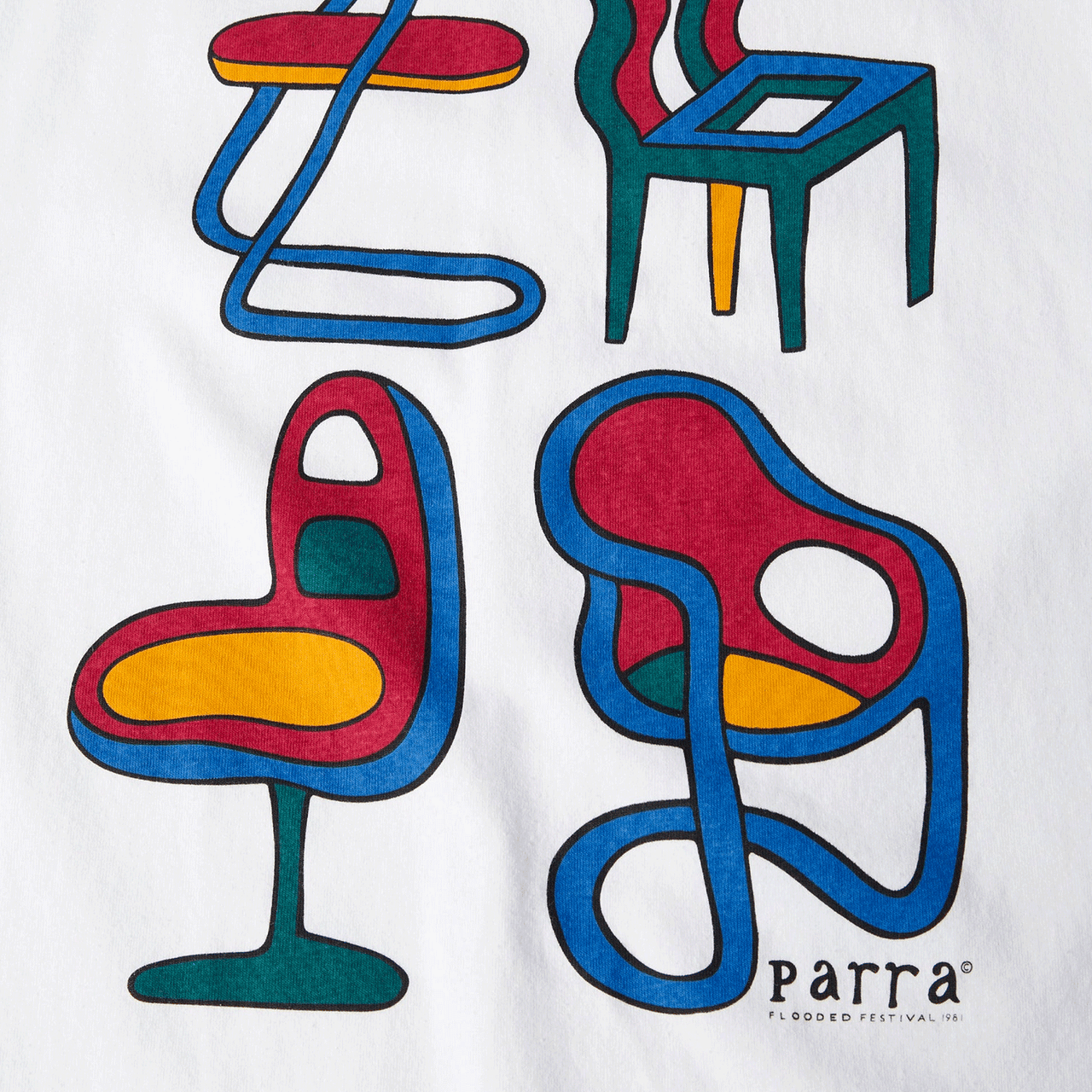By Parra Unreasonable Chairs T-Shirt